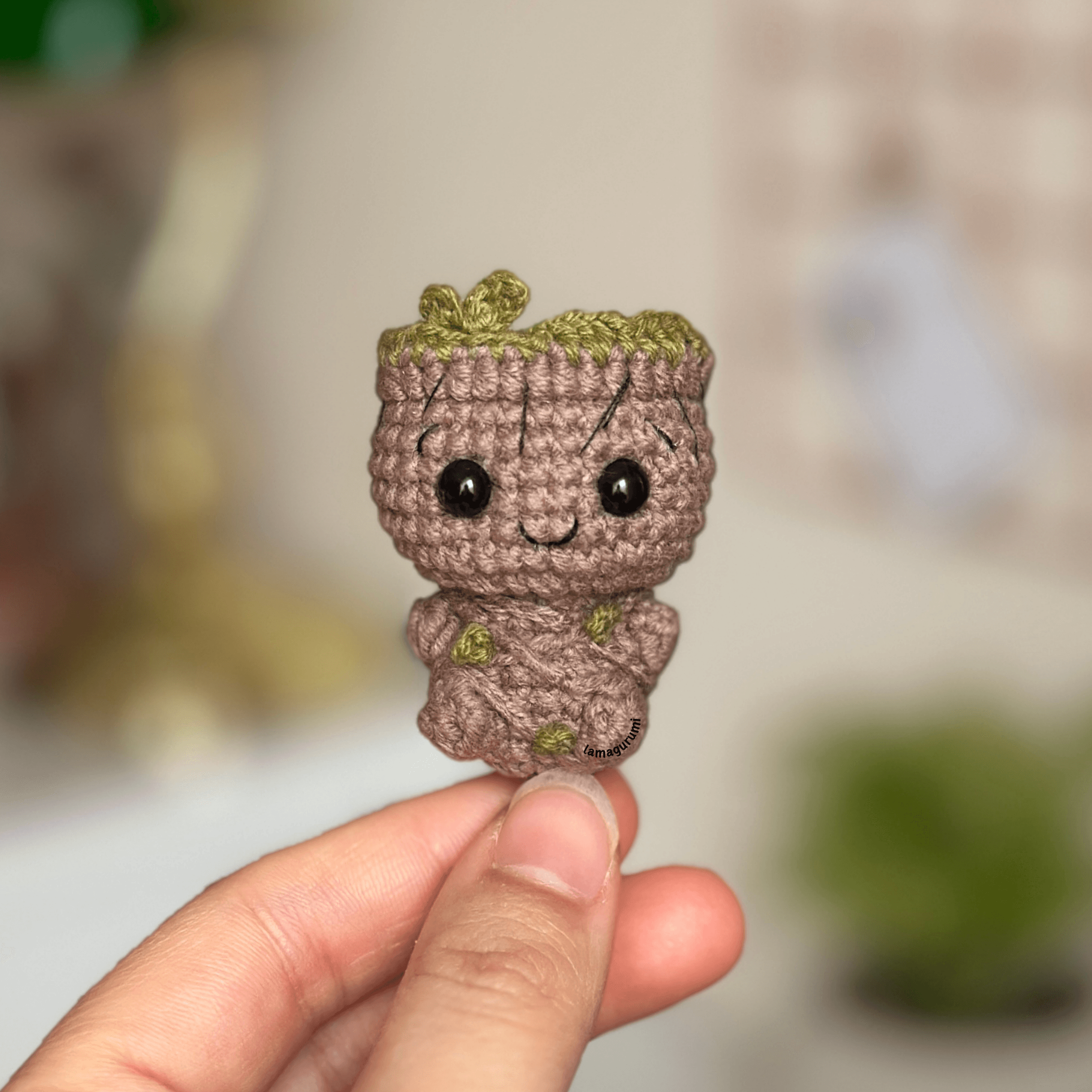 Crochet Pattern for Little Tree Amigurumi (English) (PDF)