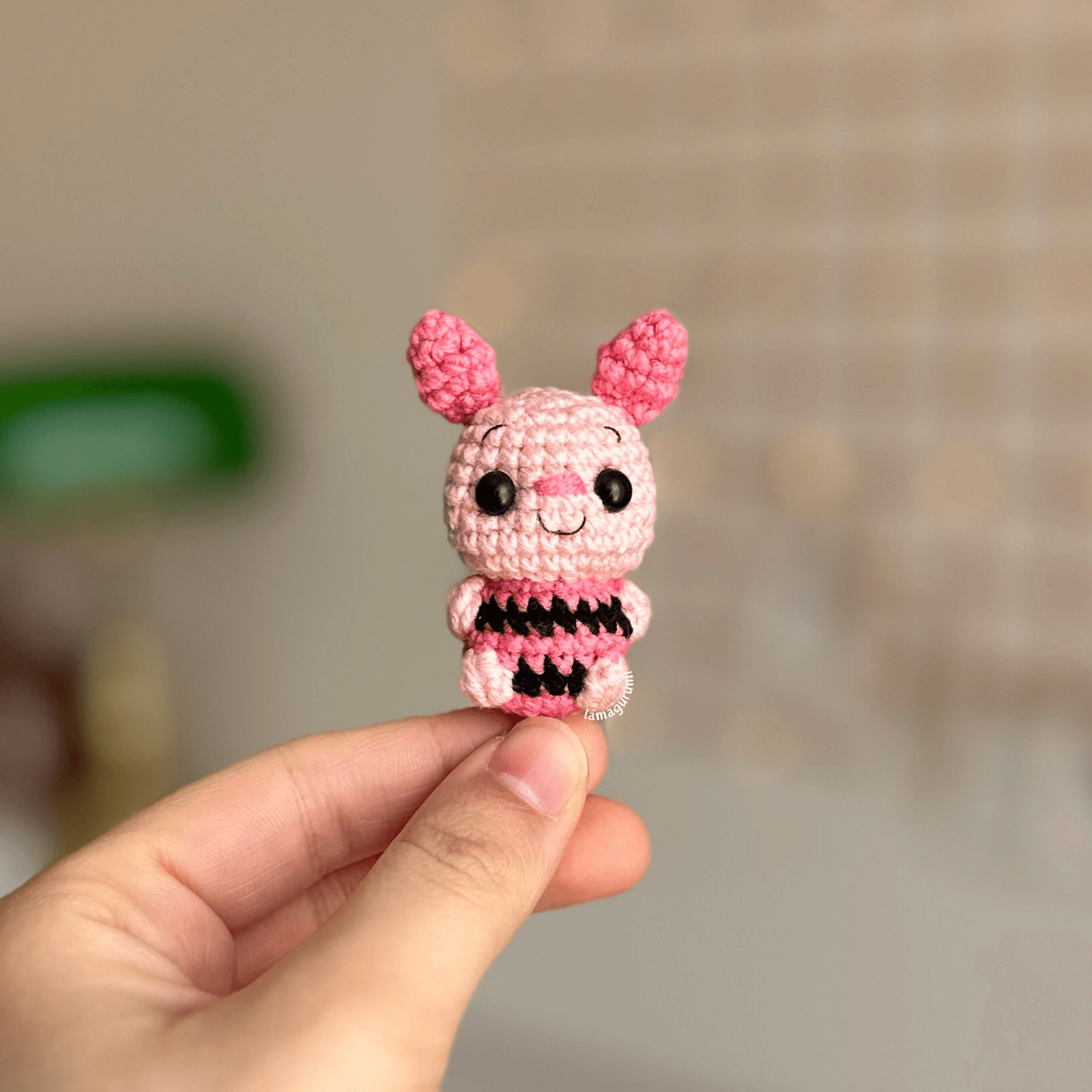 Crochet Pattern for Adorable Pink Pig Friend Amigurumi (PDF) (English)