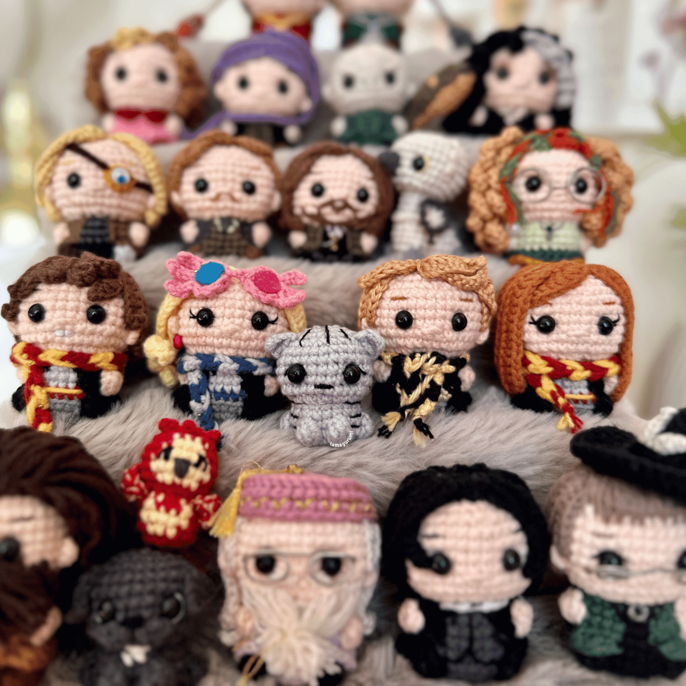 Bundle 30in1 PDF Low-sew Crochet Pattern Wizard Boy Amigurumi Set