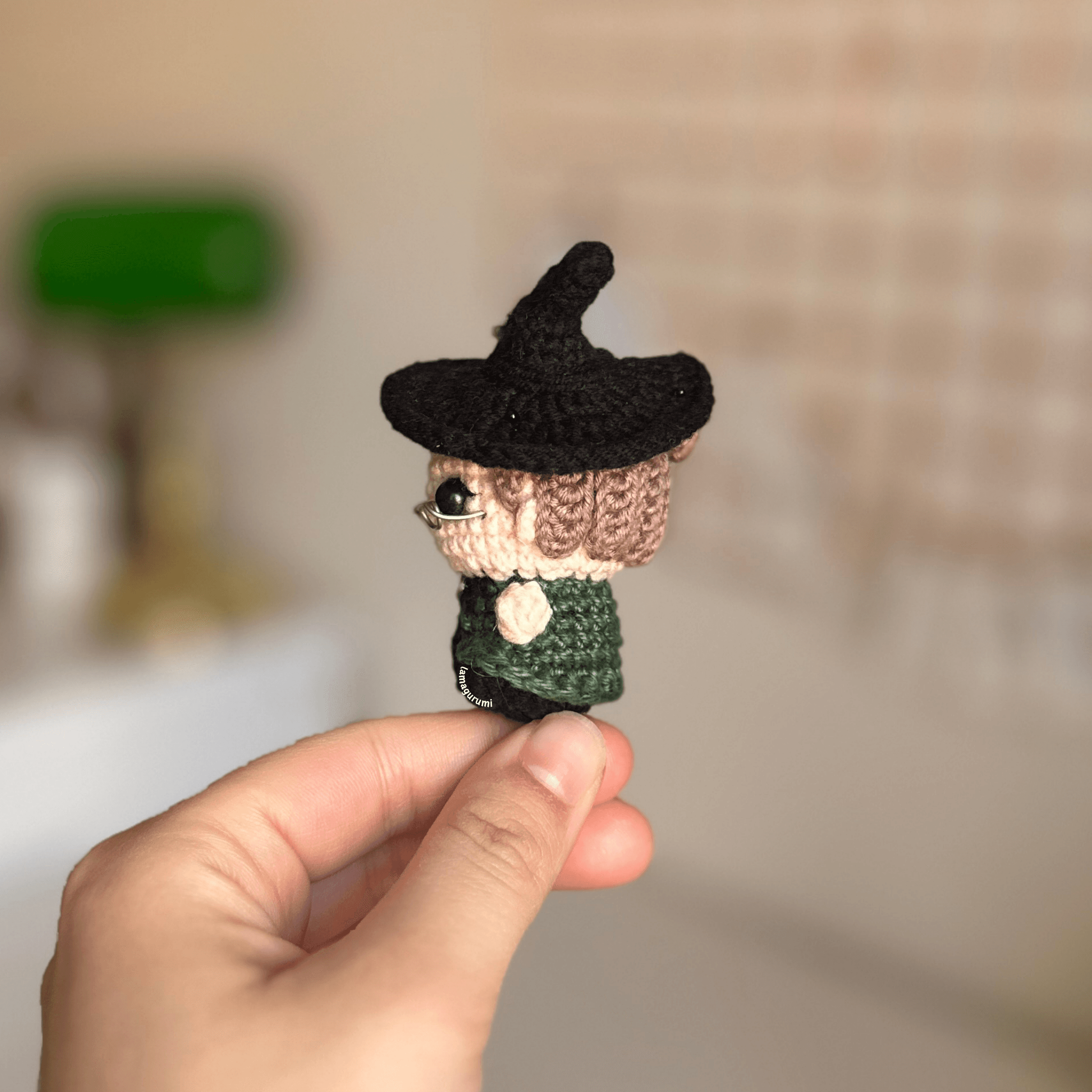Crochet Pattern for Old Witch & Her Cat Form Amigurumi (PDF) (English)