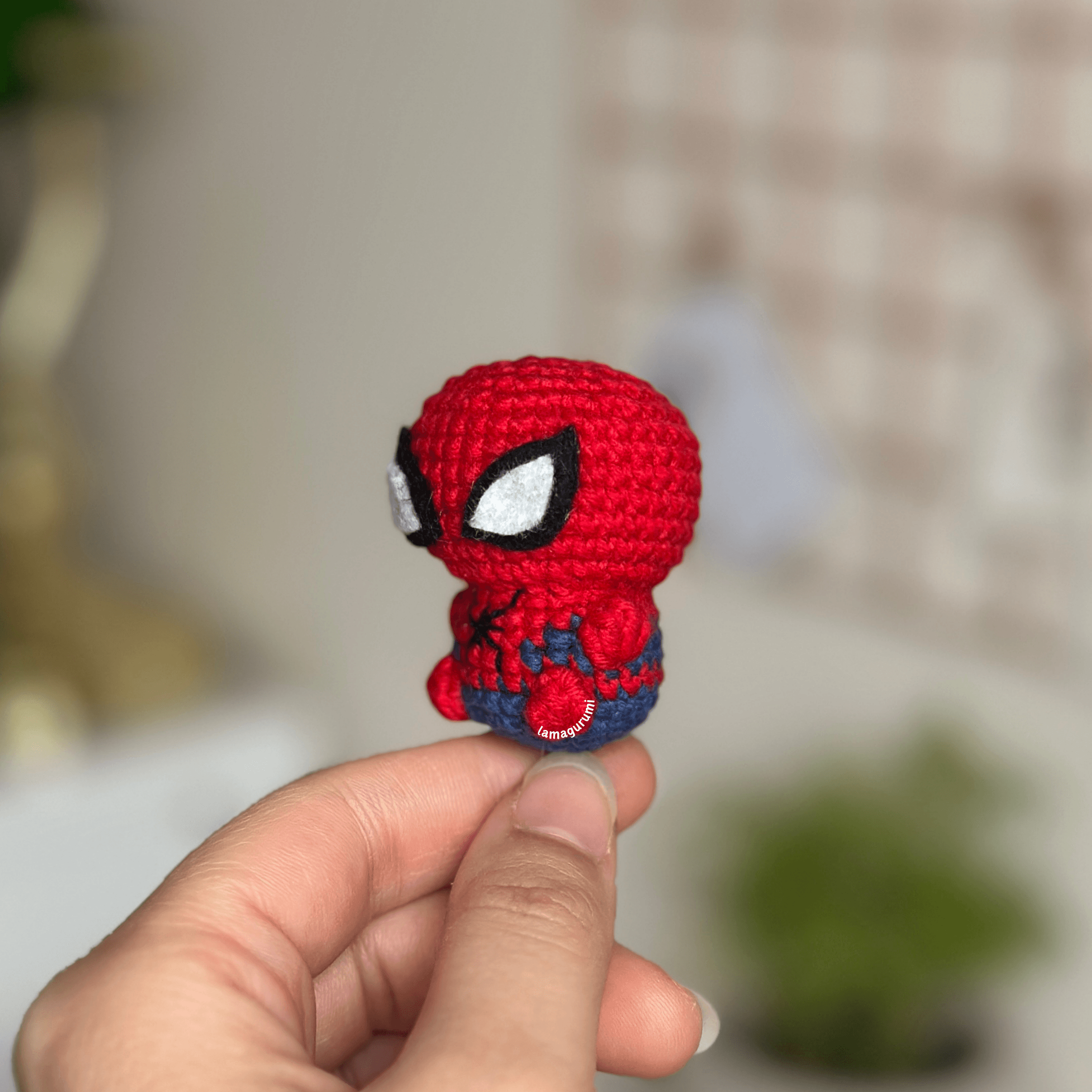 Crochet Pattern for Superhero Spider Amigurumi (English) (PDF)