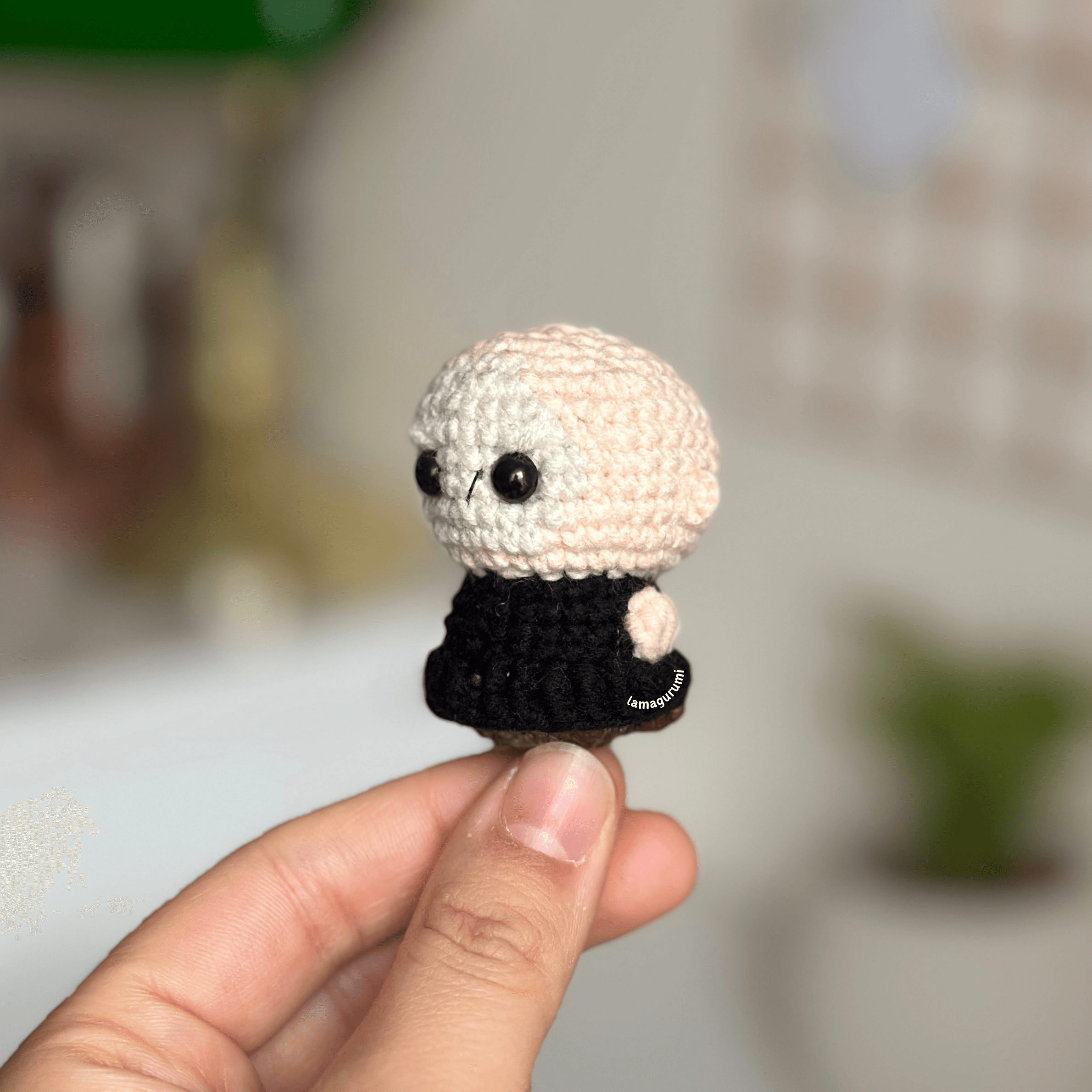 Crochet Pattern for Two-Faced Wizard Amigurumi (PDF) (English)