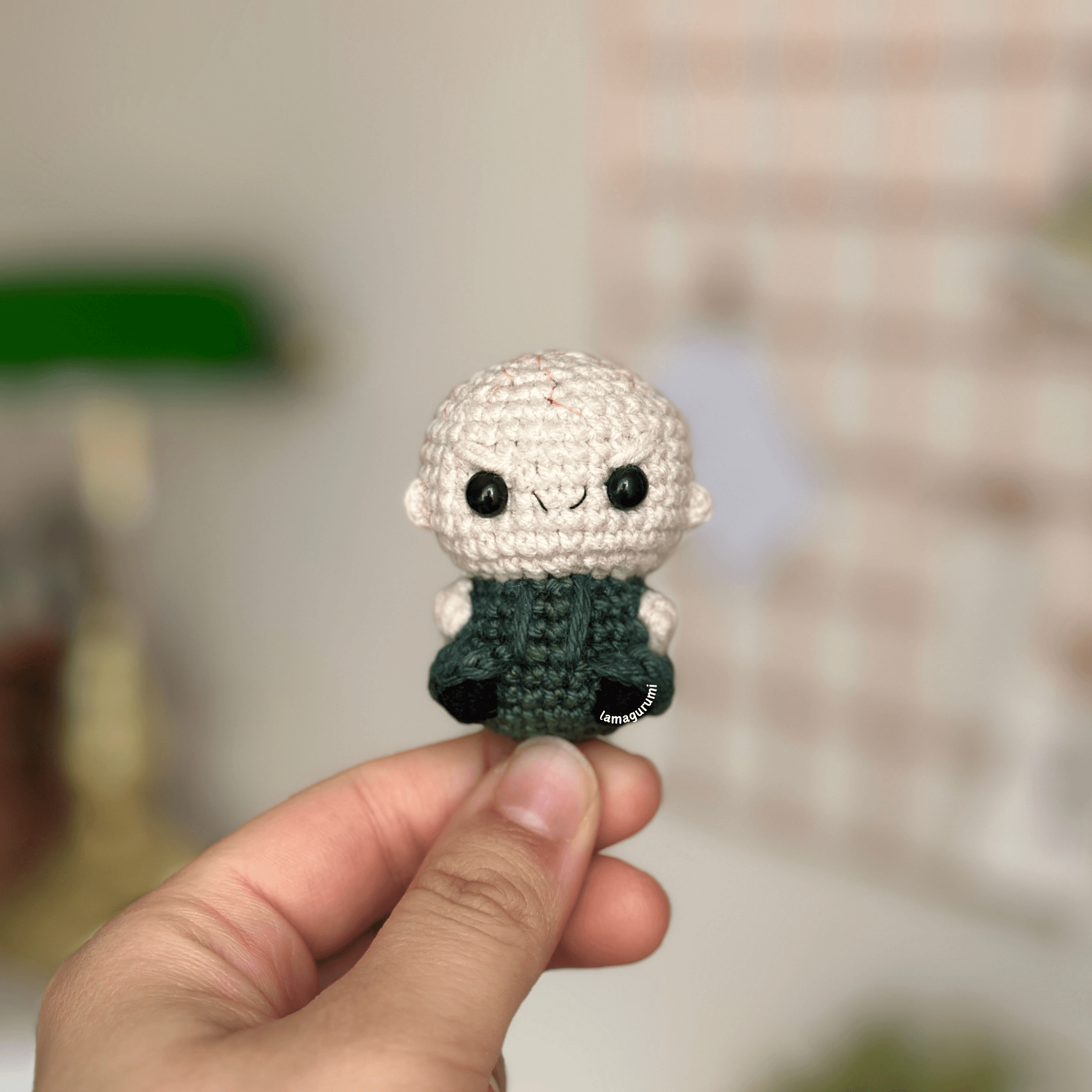 Crochet Pattern for Dark Wizard & Snake Amigurumi (PDF) (English)