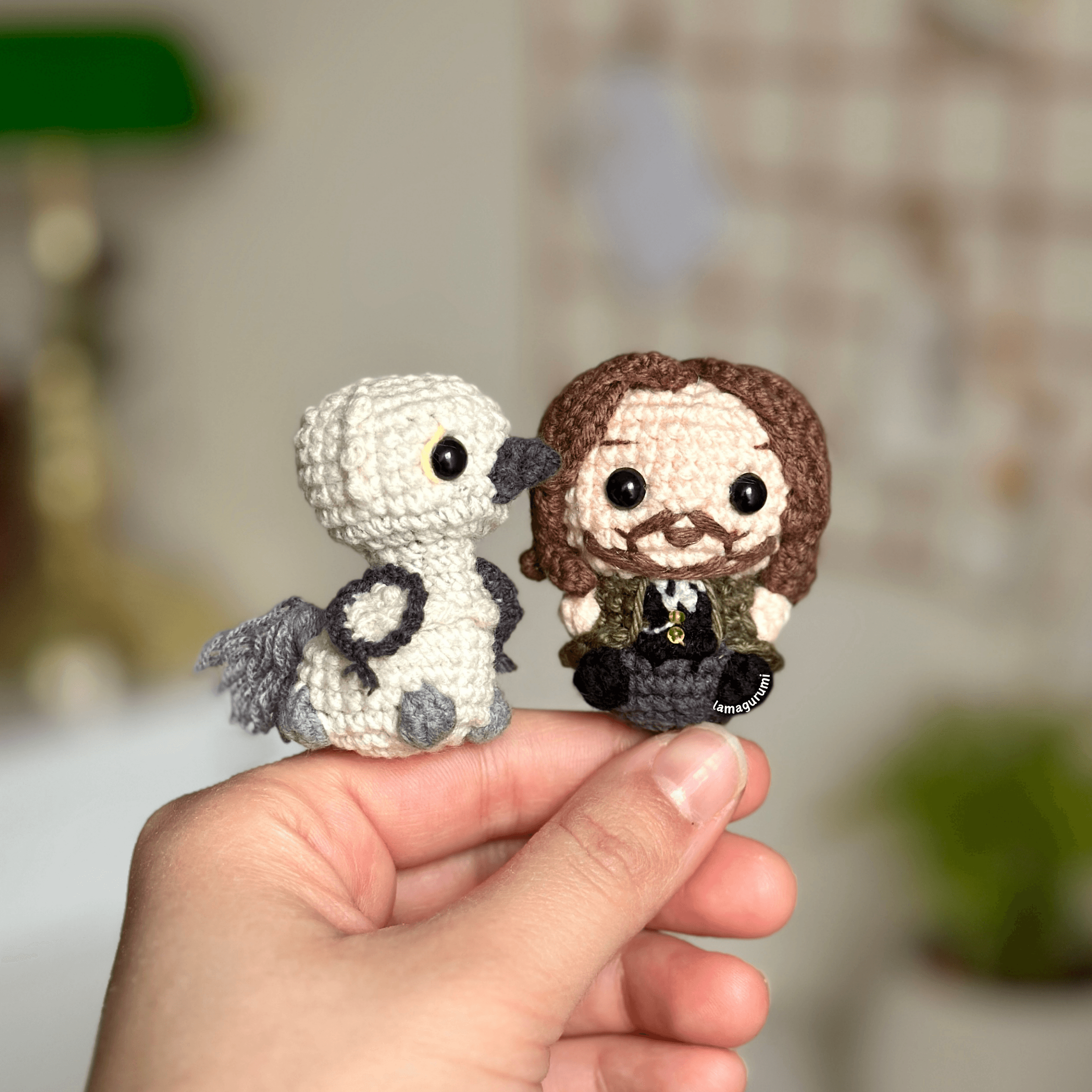 Crochet Pattern for Godfather Wizard Amigurumi (PDF) (English)