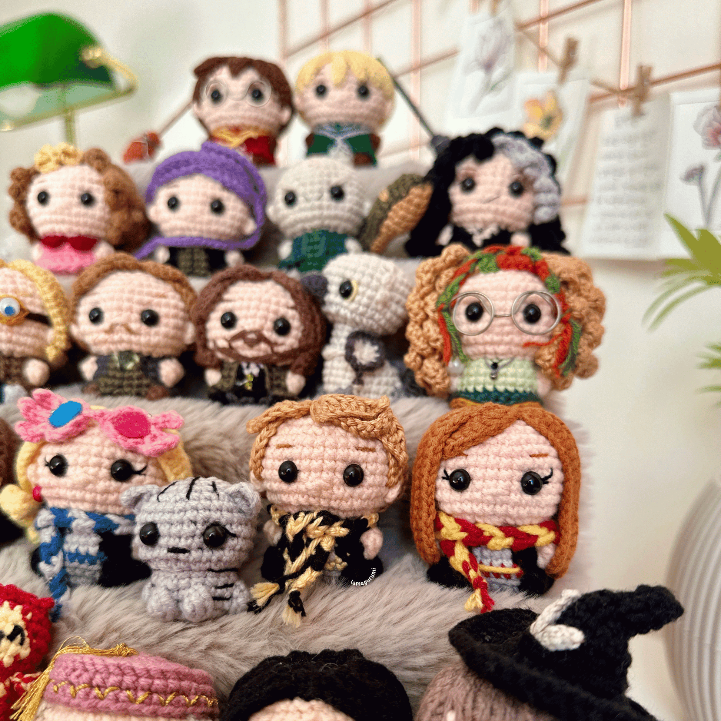 Bundle 30in1 PDF Low-sew Crochet Pattern Wizard Boy Amigurumi Set