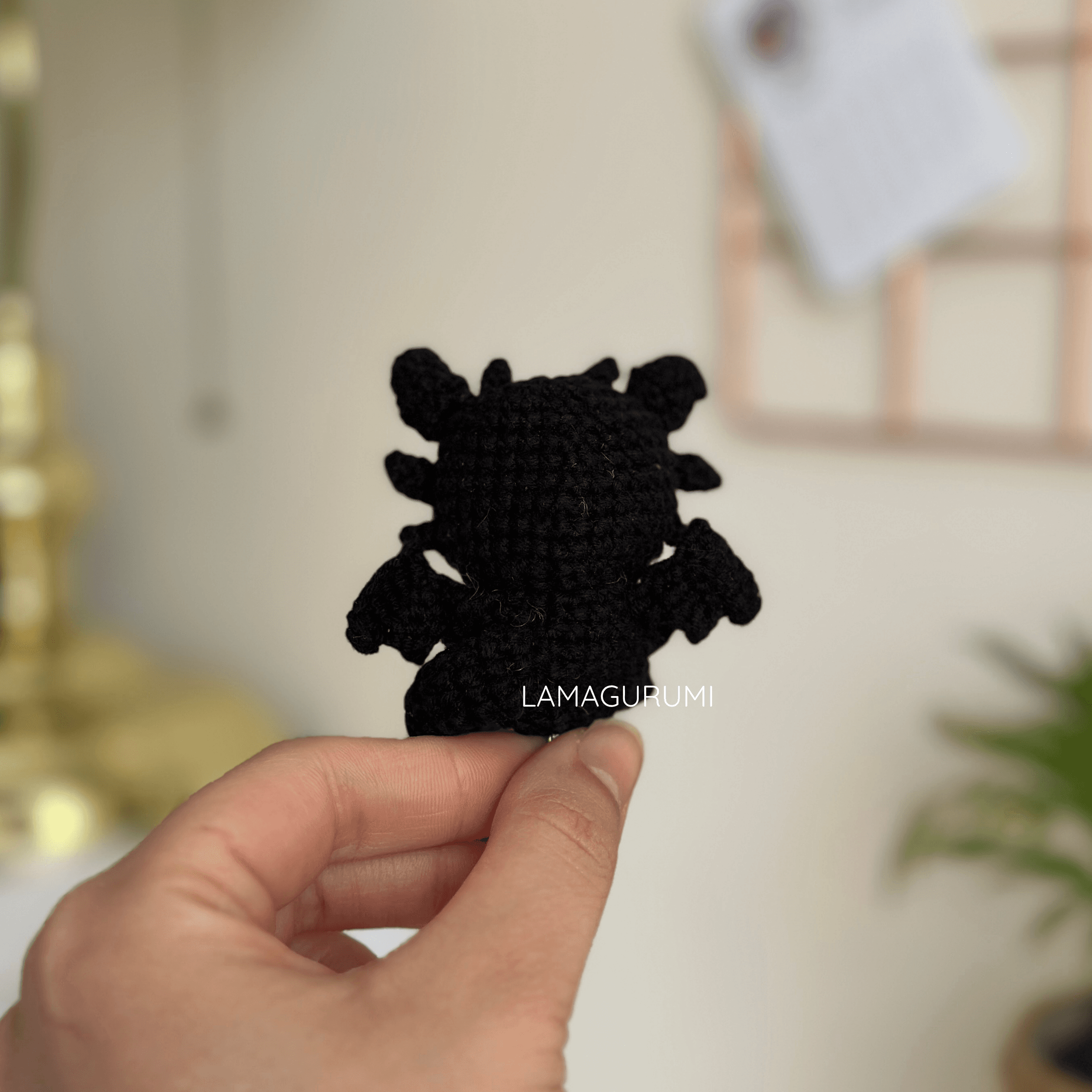 Crochet Pattern for Dark Dragon & White Dragon Amigurumi (PDF) (English)