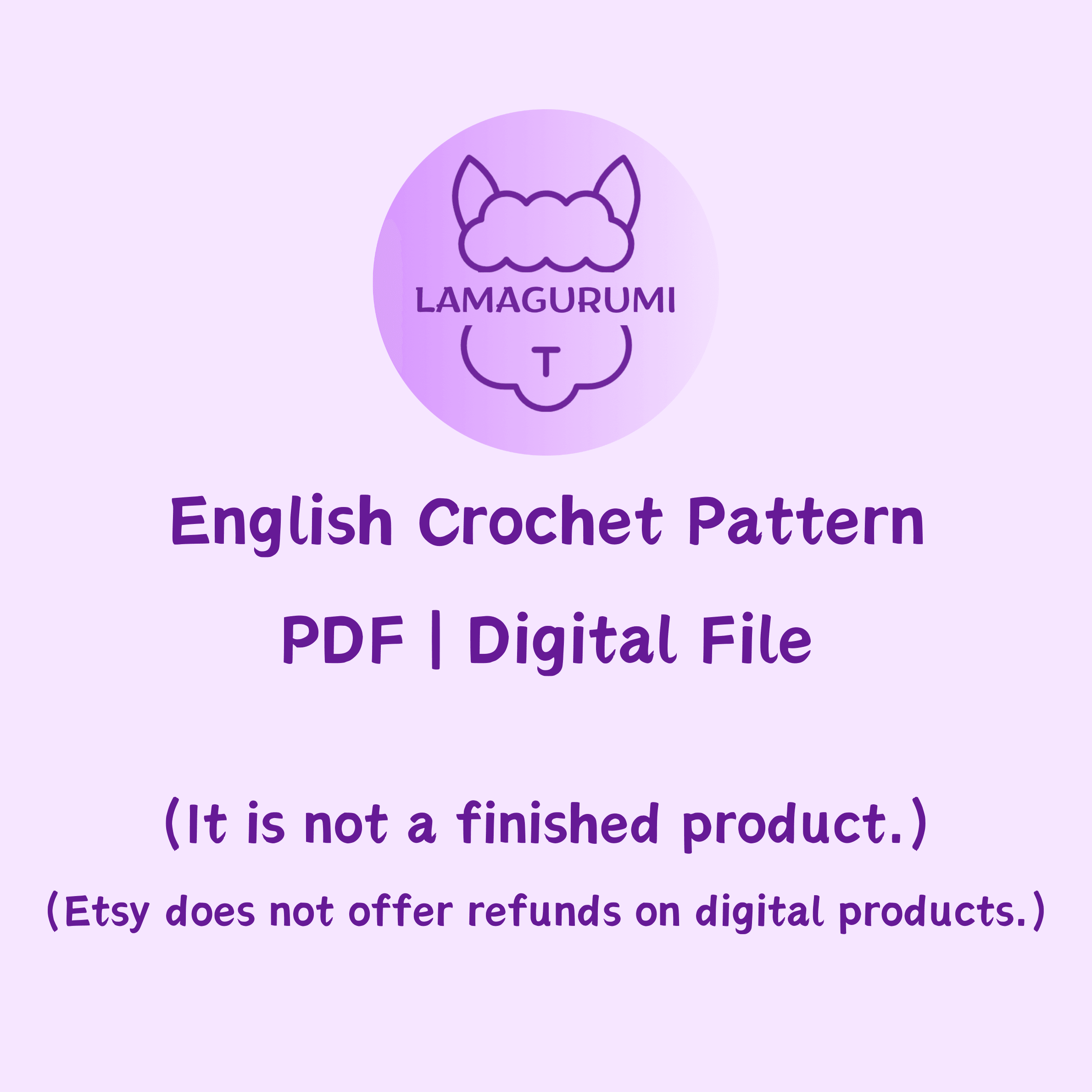 Crochet Pattern for Shadow Bunny Amigurumi (English) (PDF)