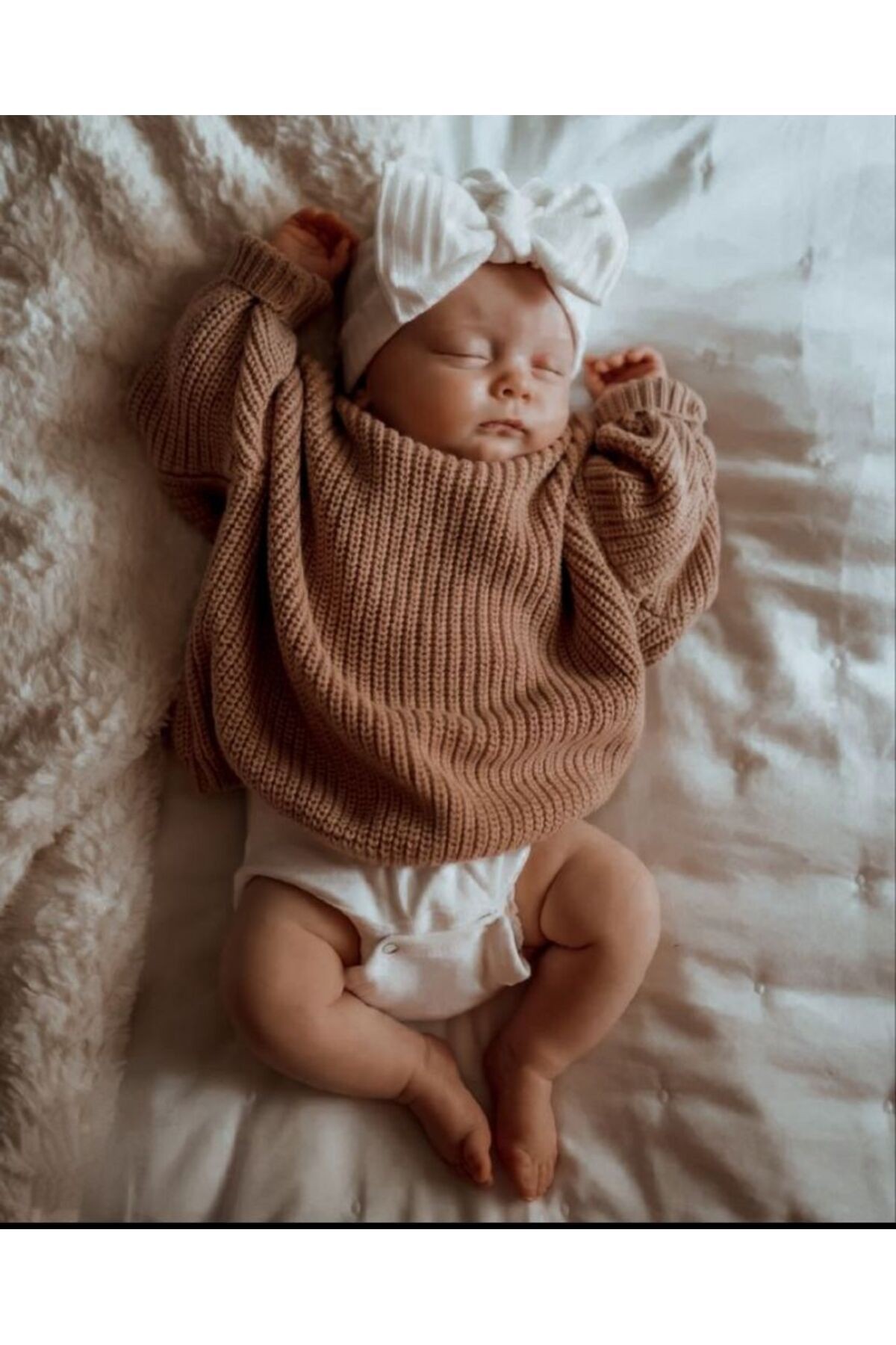 Unisex Bebek Çocuk Bisiklet Yaka Esnek Triko Kazak