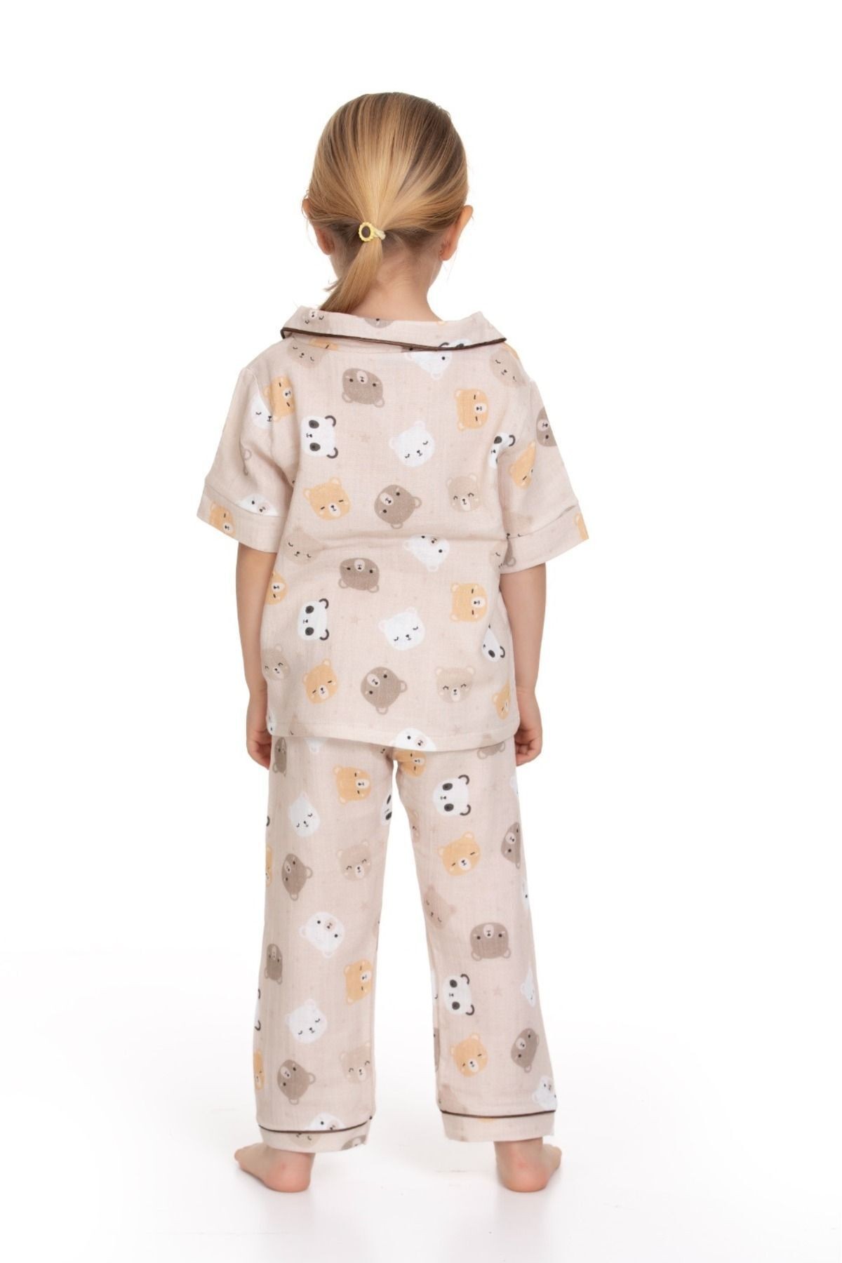 %100 Organik Çocuk Müslin Pijama Takımı