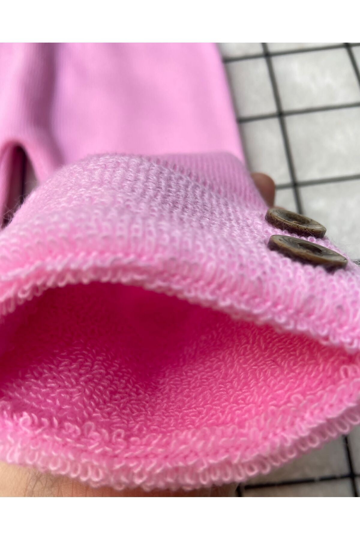 Unisex İçi Havlulu Kalın Kışlık Beli Lastikli Triko Pantolon