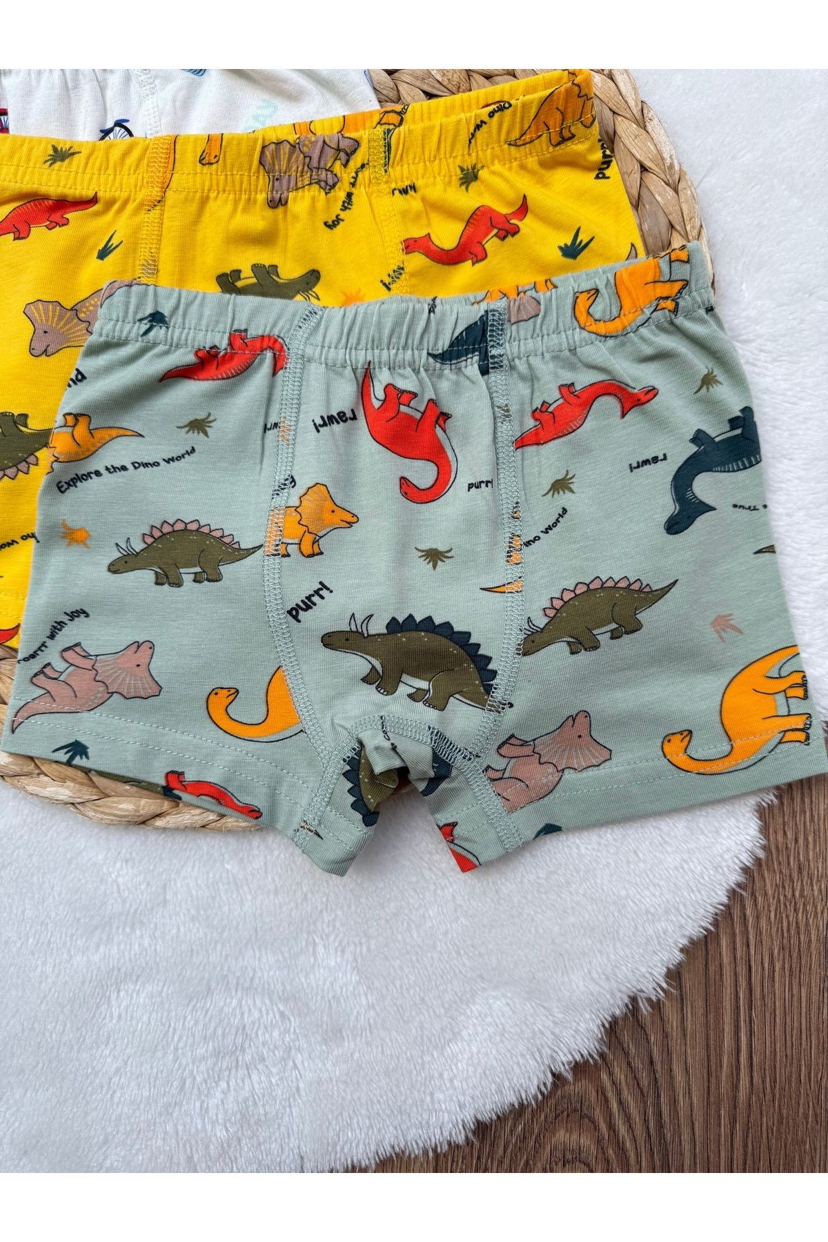 Erkek Çocuk 3'llü Boxer