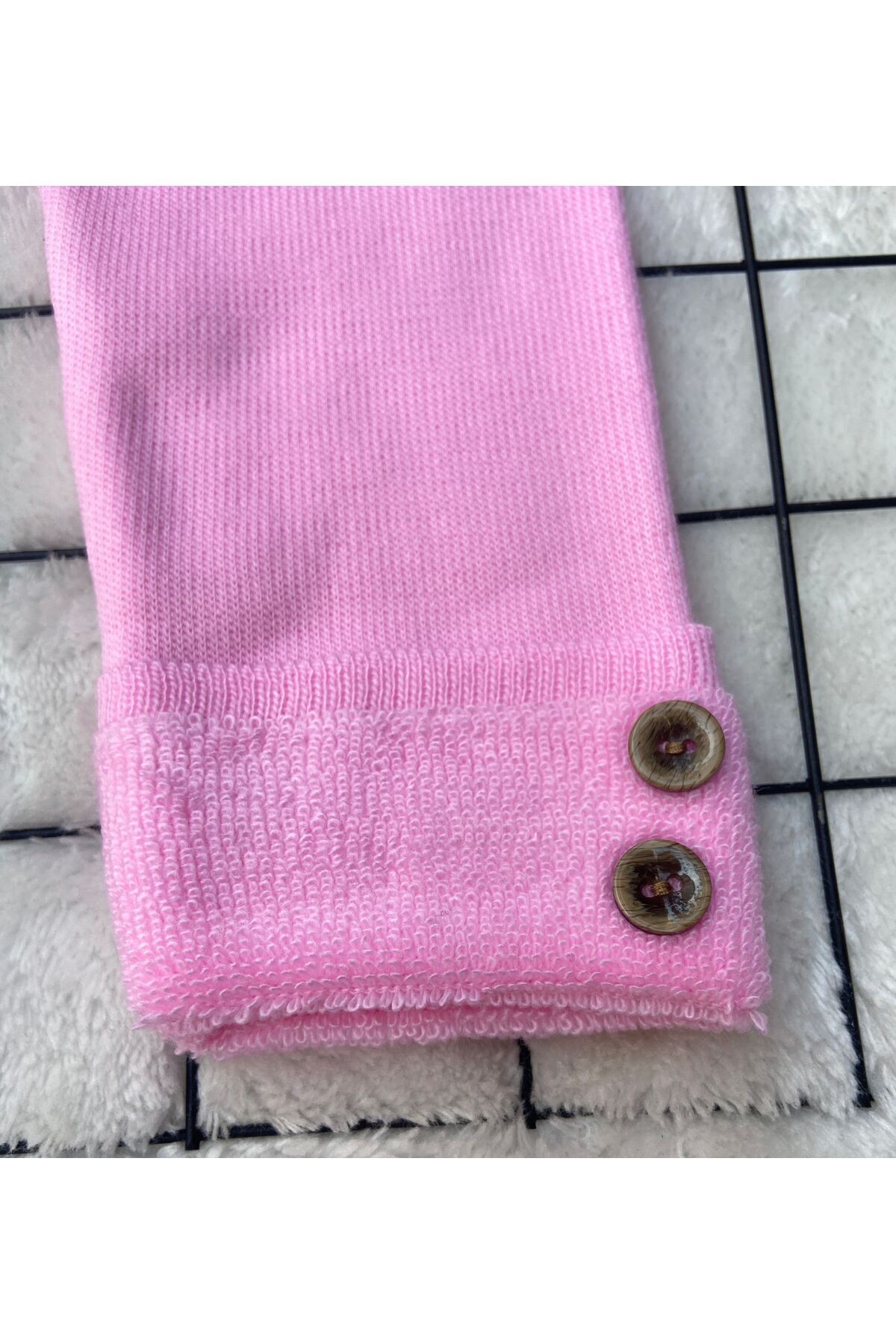 Unisex İçi Havlulu Kalın Kışlık Beli Lastikli Triko Pantolon
