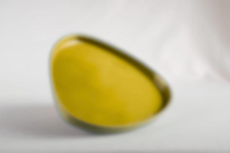 Üçgen Tabak   - Sarı