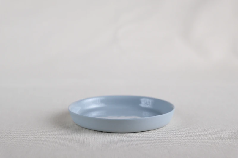 Türk Kahvesi Tabağı  - Gri