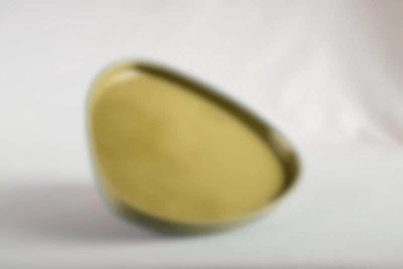 Üçgen Tabak   - Bej