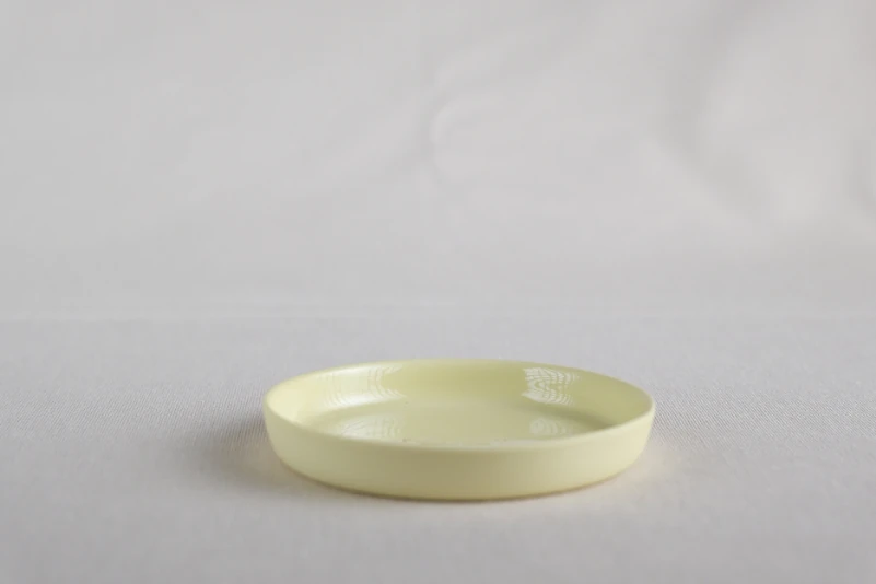 Türk Kahvesi Tabağı  - Sarı