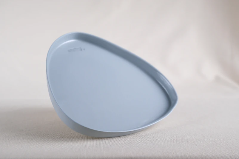 Üçgen Tabak   - Gri