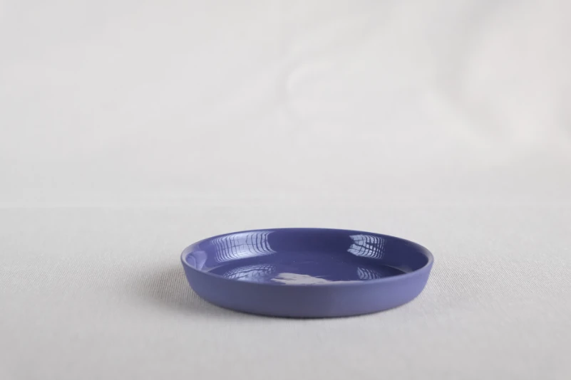 Türk Kahvesi Tabağı  - Mor