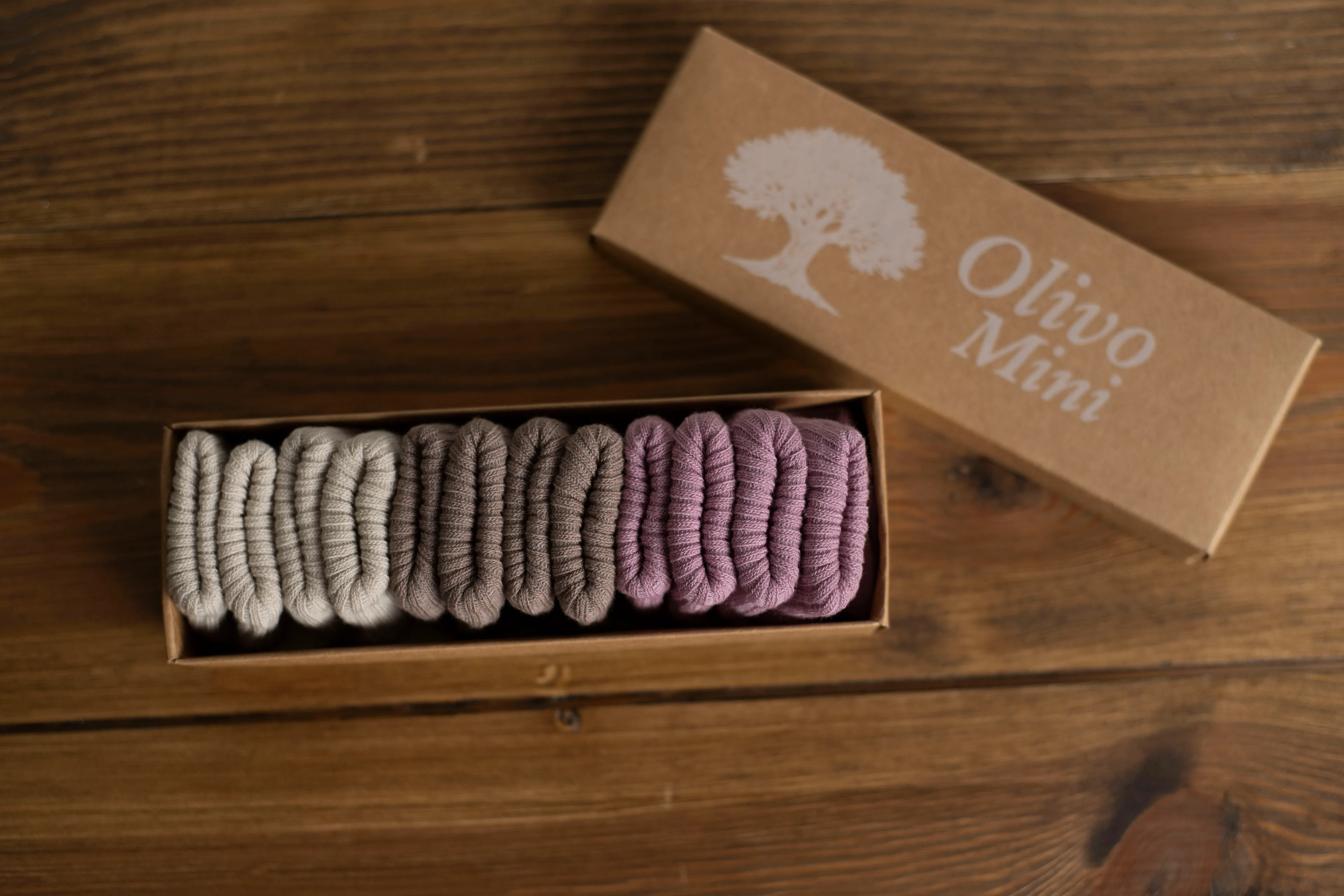 6'lı Dikişsiz Bambu Organik Yenidoğan Bebek Çorap