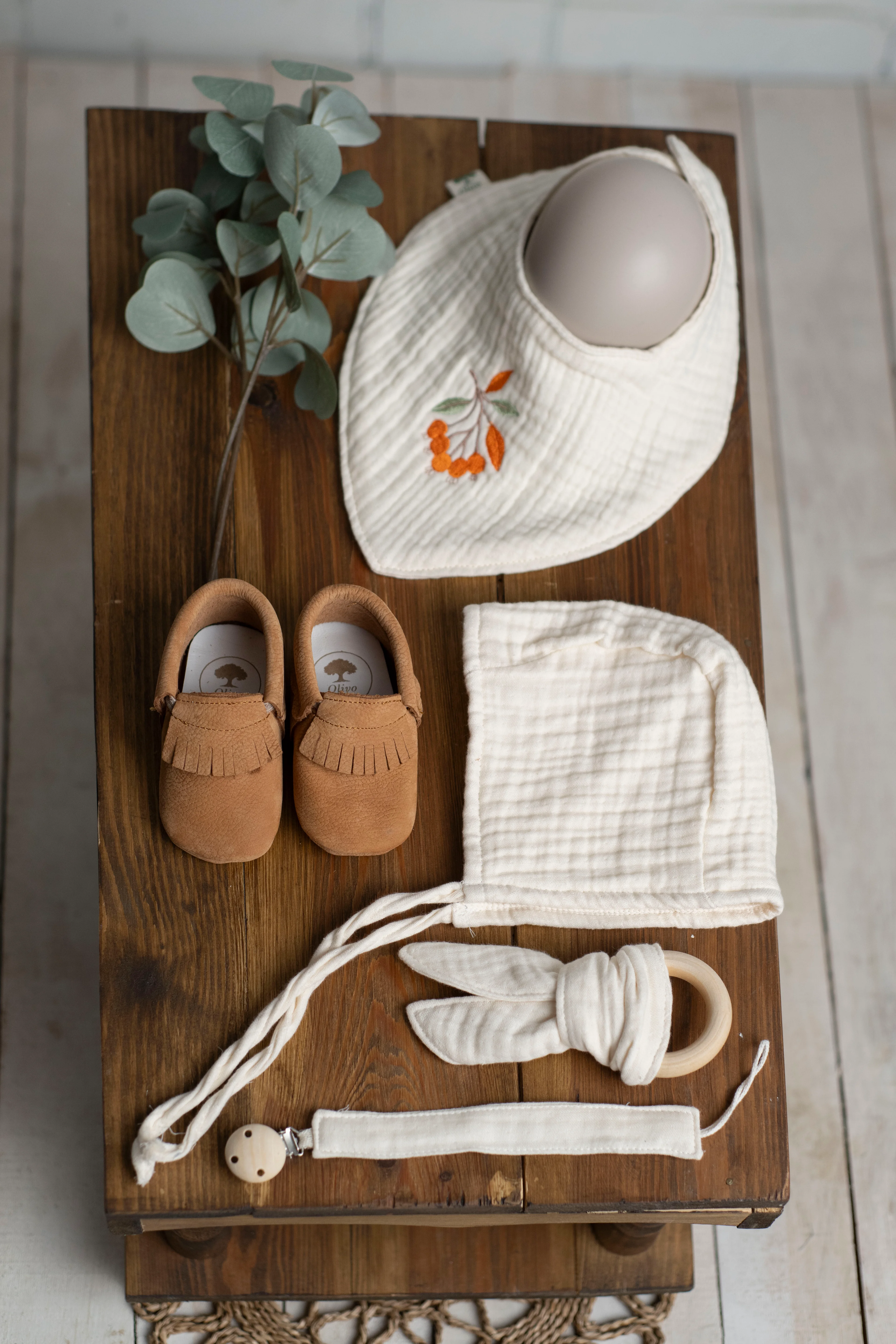 İlk Adım Seti Krem - Narenciye Dalı