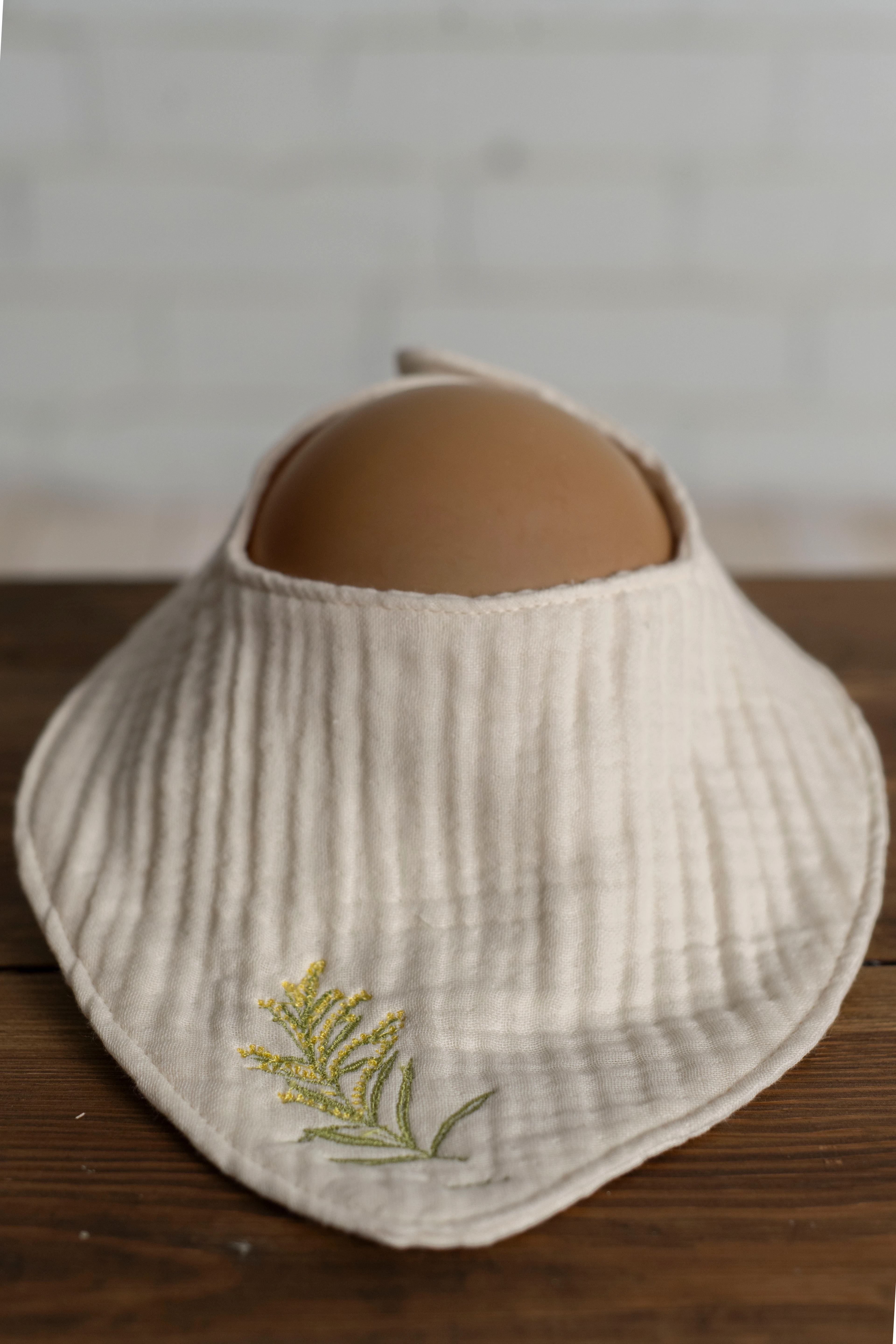 Krem - Sarı Çiçek