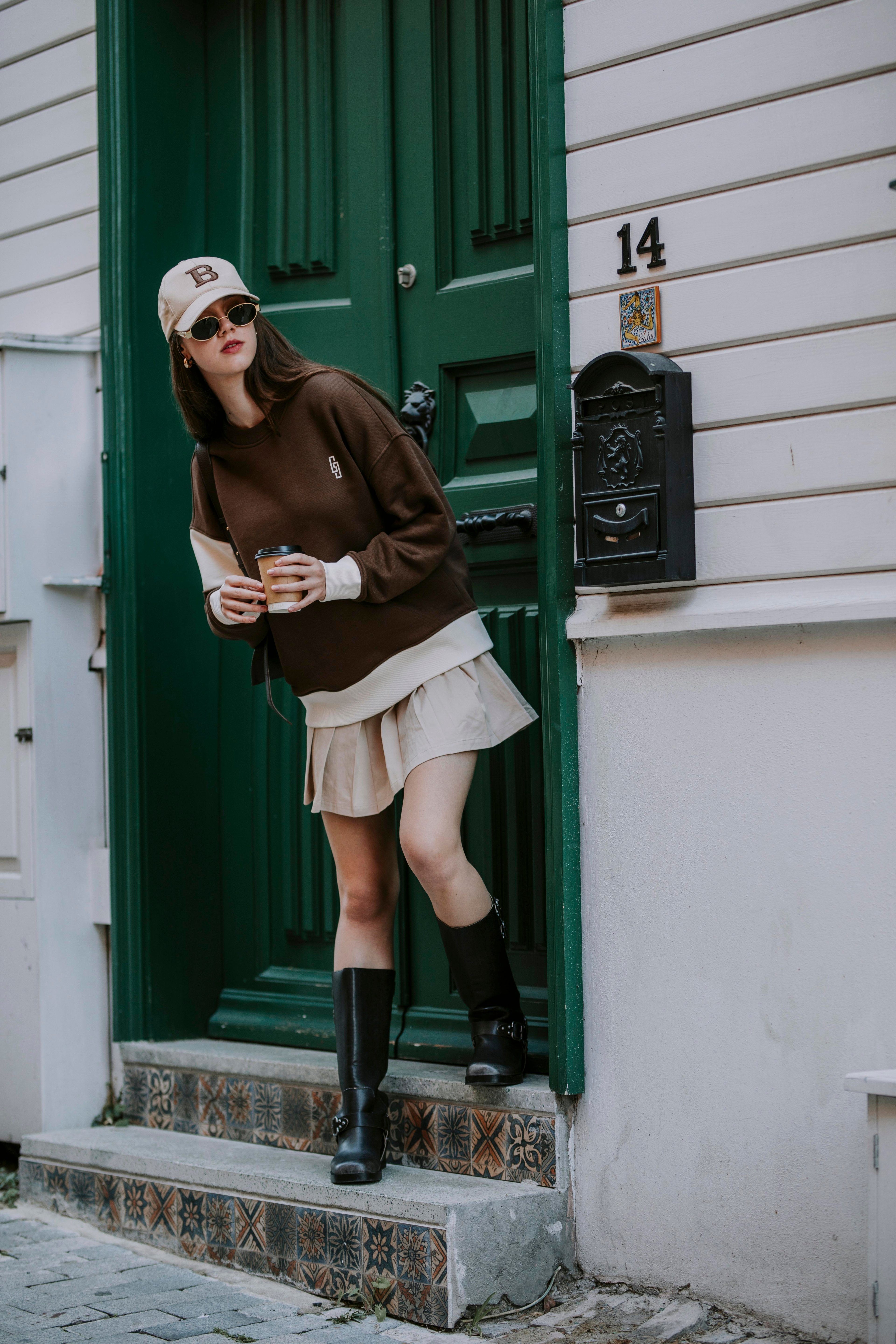 OVERSIZE PAMUKLU SWEATSHIRT KONTRAST DETAYLI