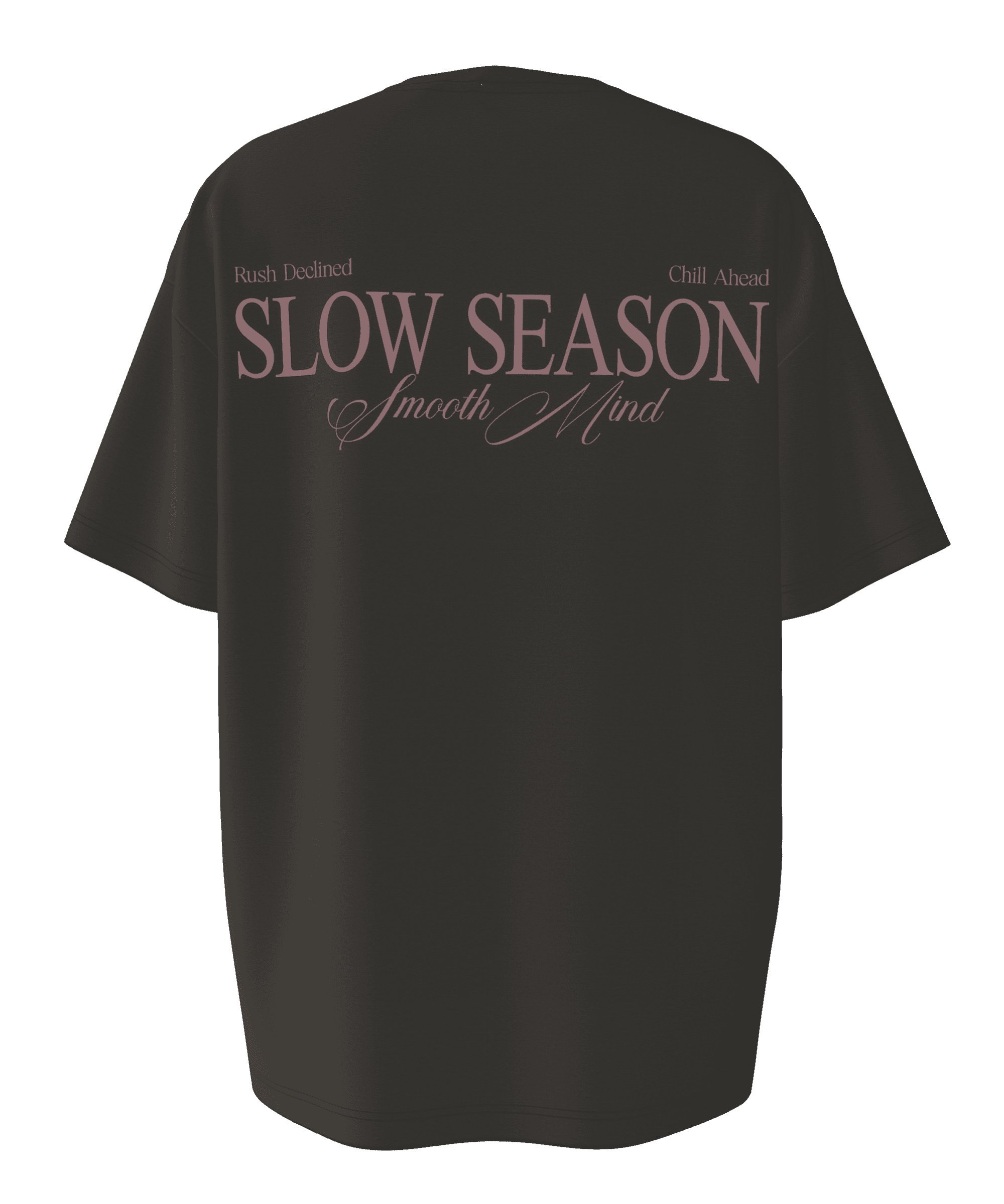 Slow Season Grafikli Oversize T-shirt