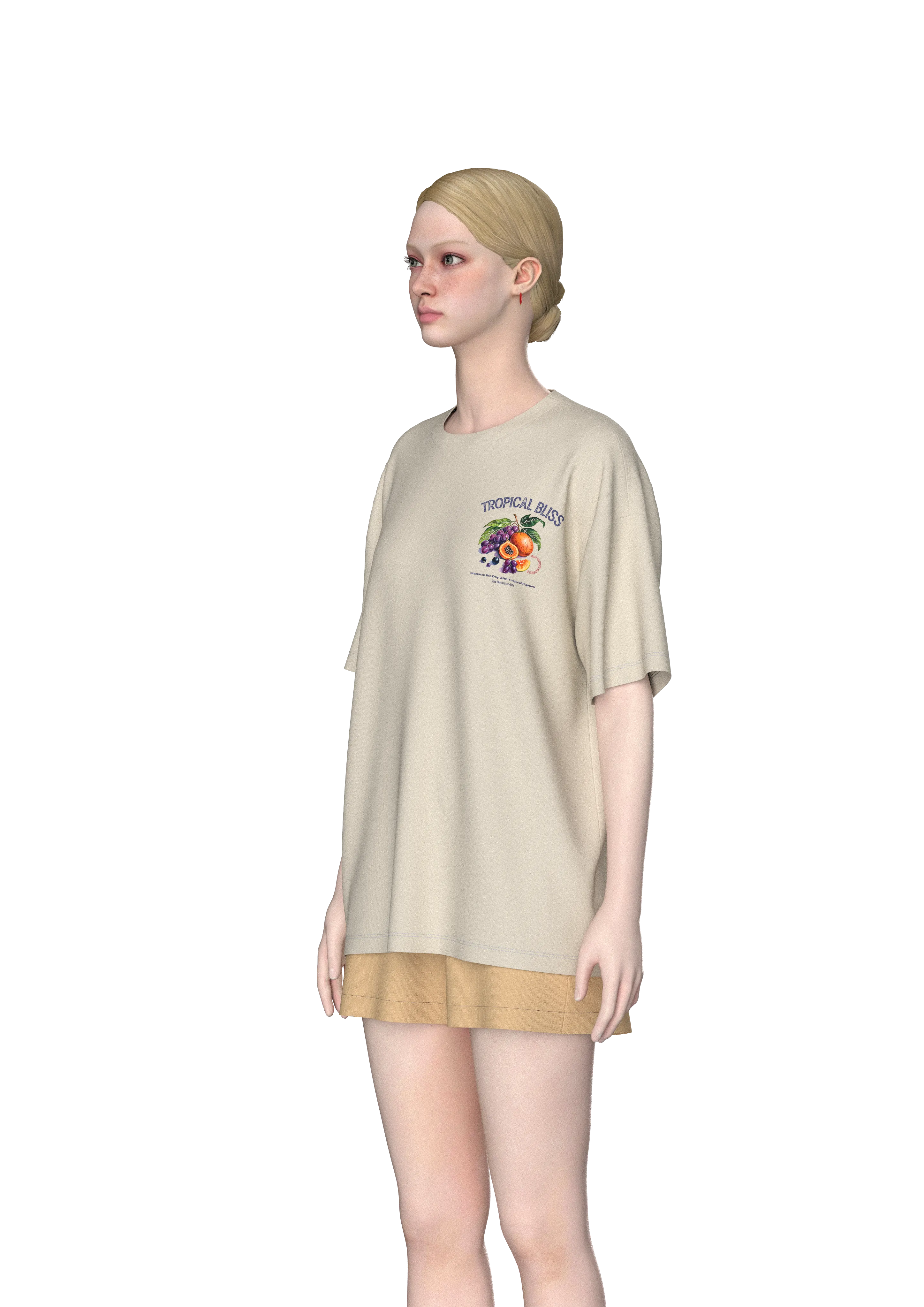 Tropical Bliss Grafikli T-shirt