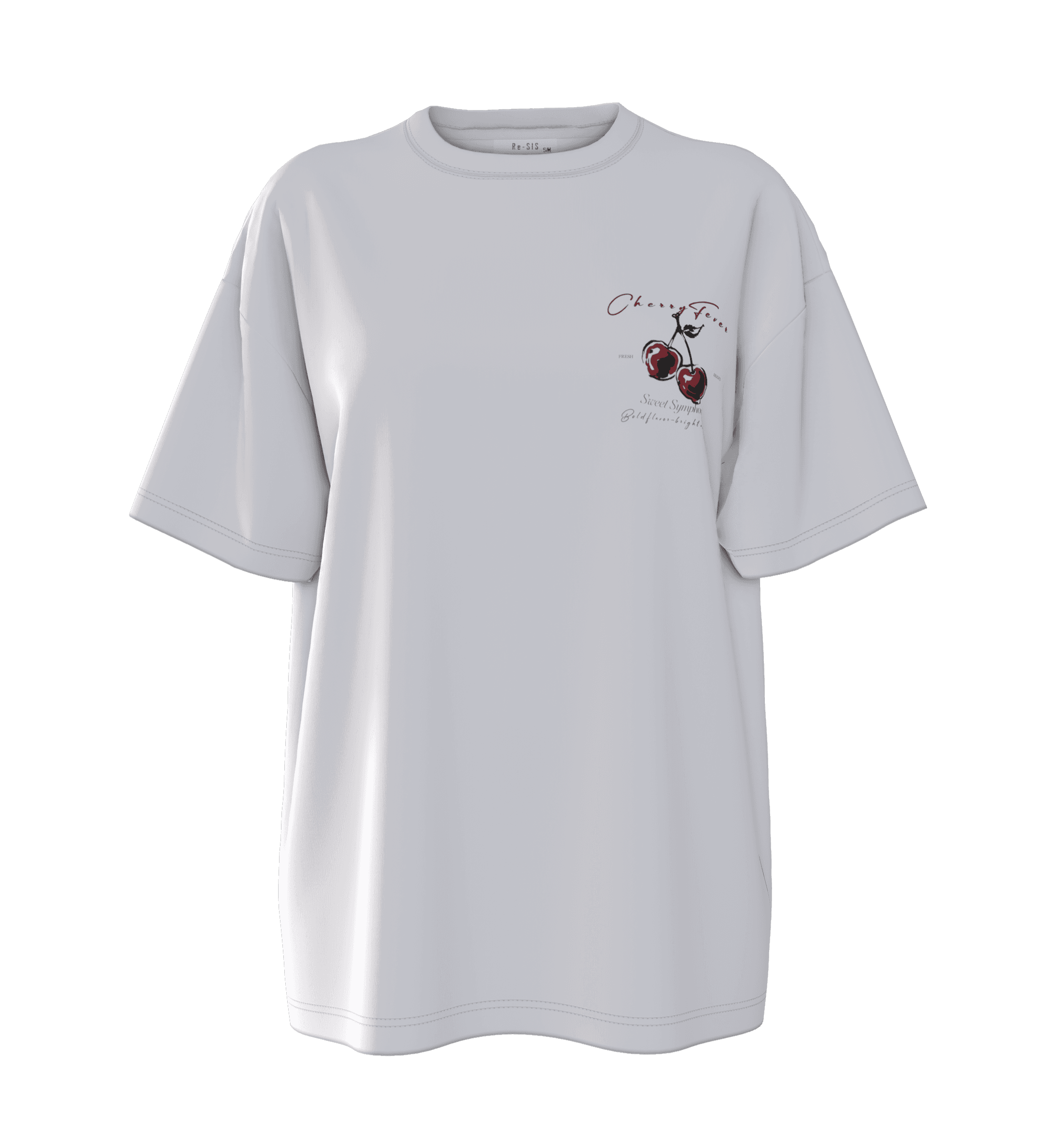 Cherry Forever Grafikli Oversize T-shirt