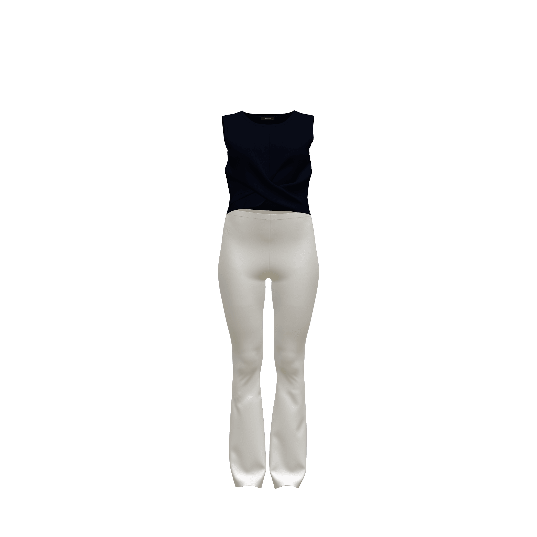 FTH 4779-Interlok Ön Detaylı Bluz