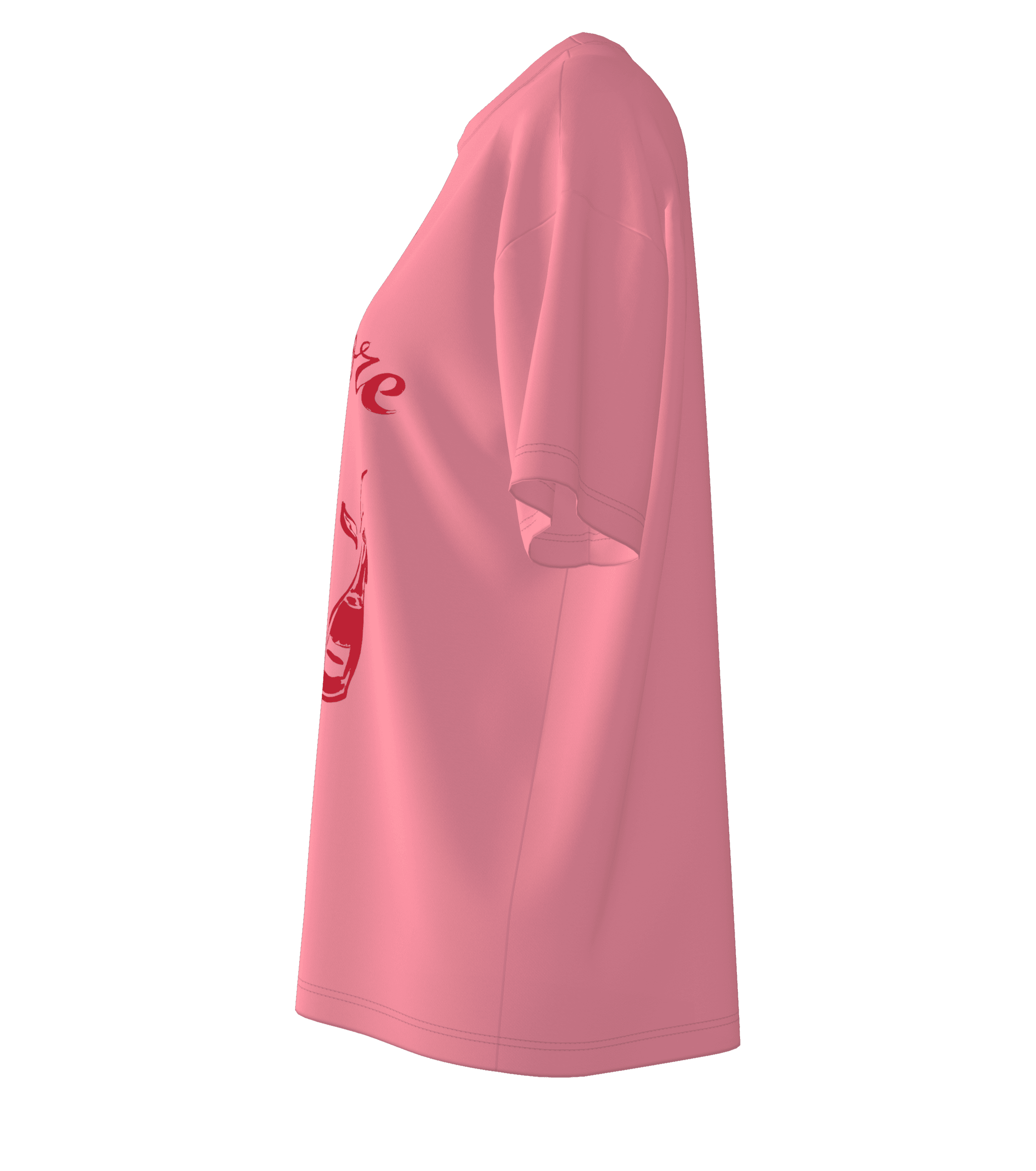 Pizza Amore Grafikli Oversize T-shirt