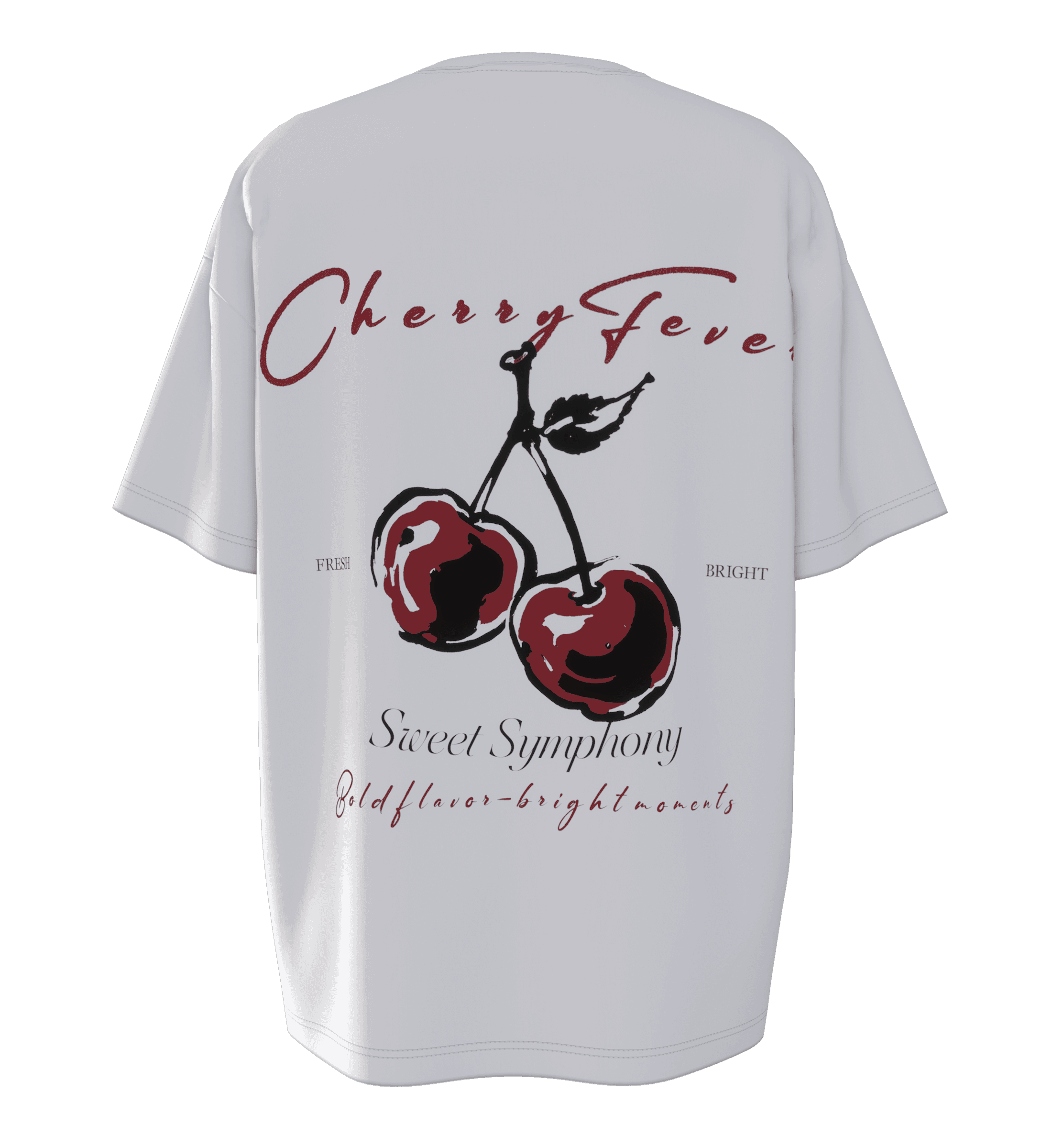 Cherry Forever Grafikli Oversize T-shirt
