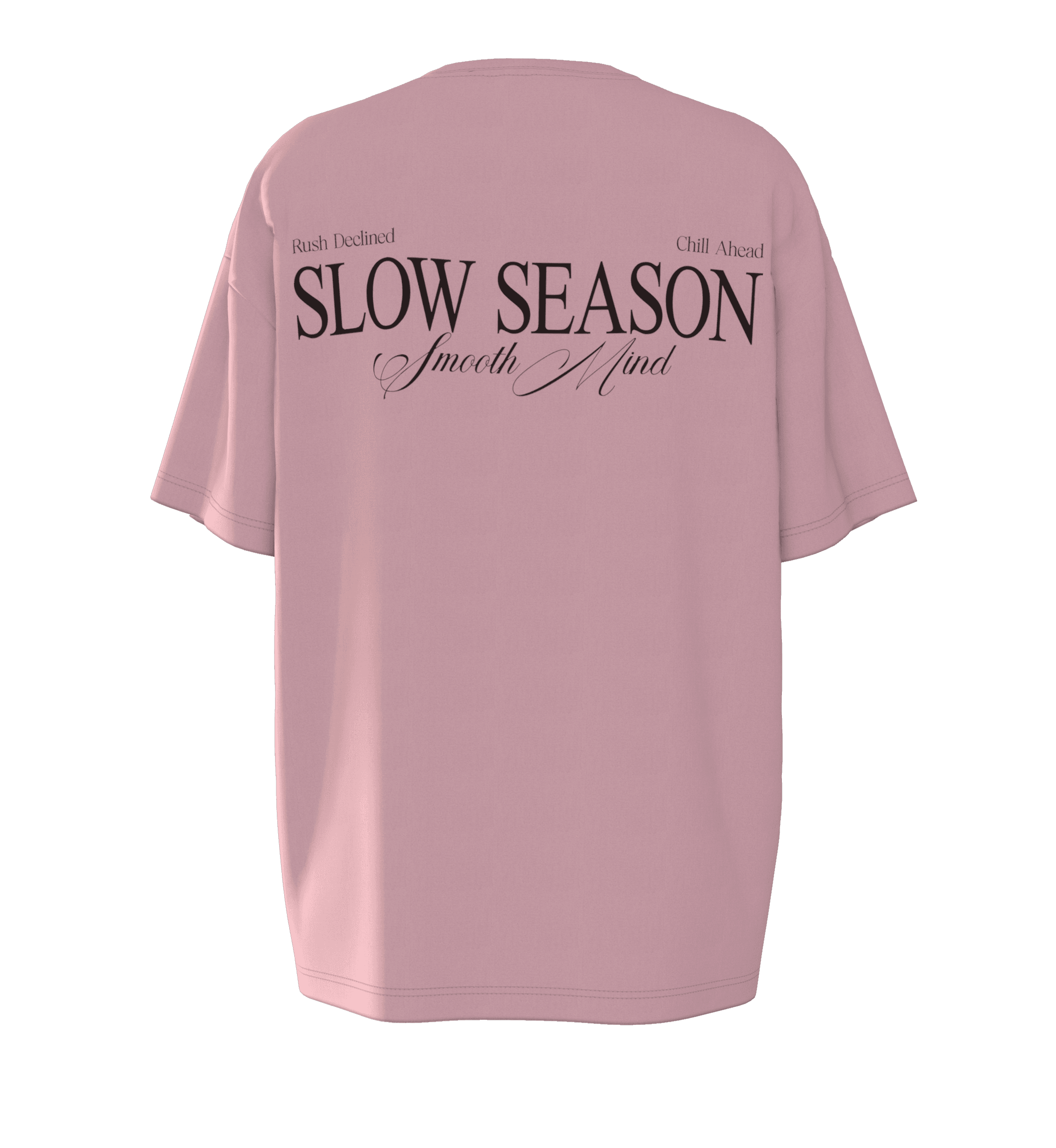 Slow Season Grafikli Oversize T-shirt