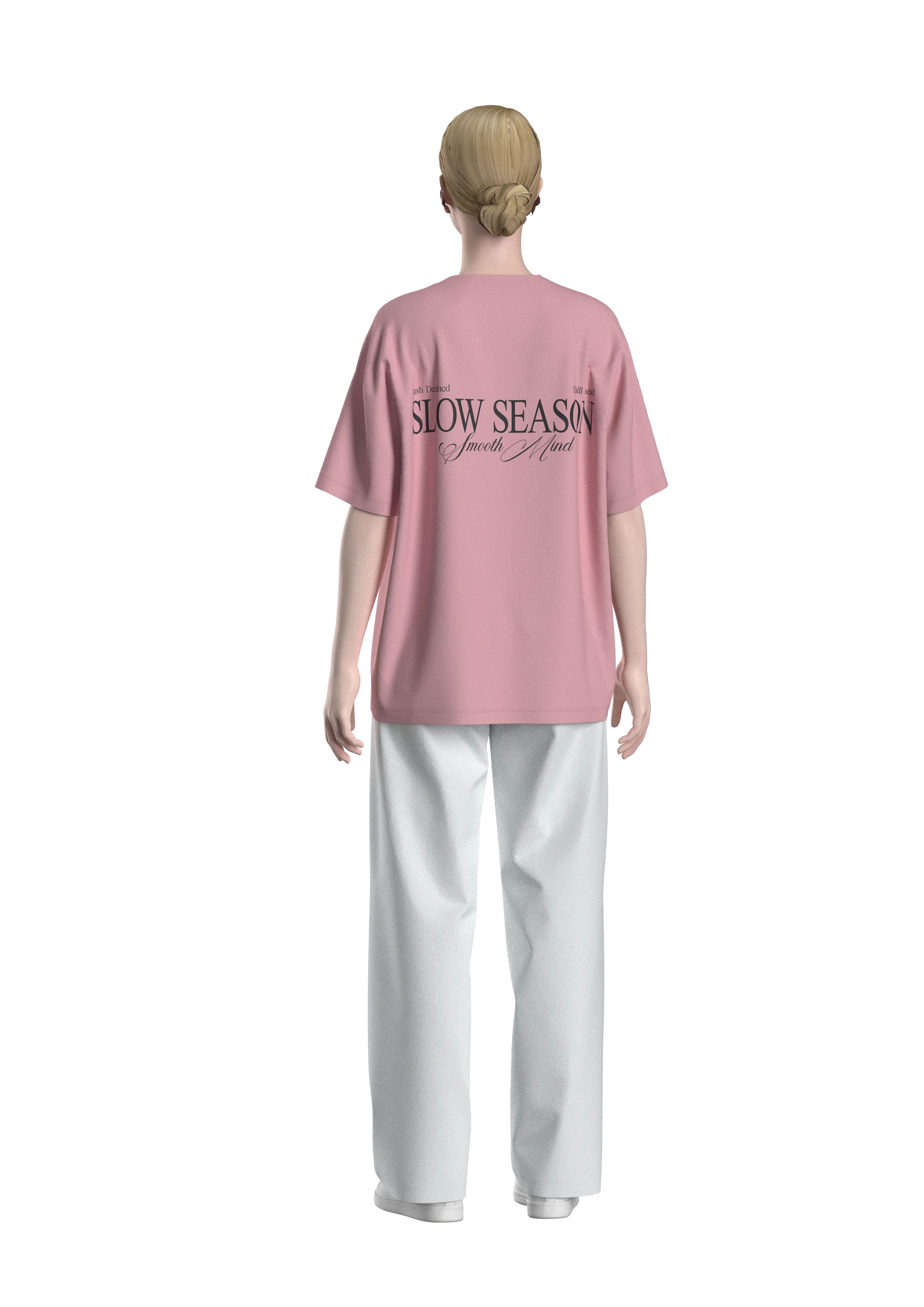 Slow Season Grafikli Oversize T-shirt