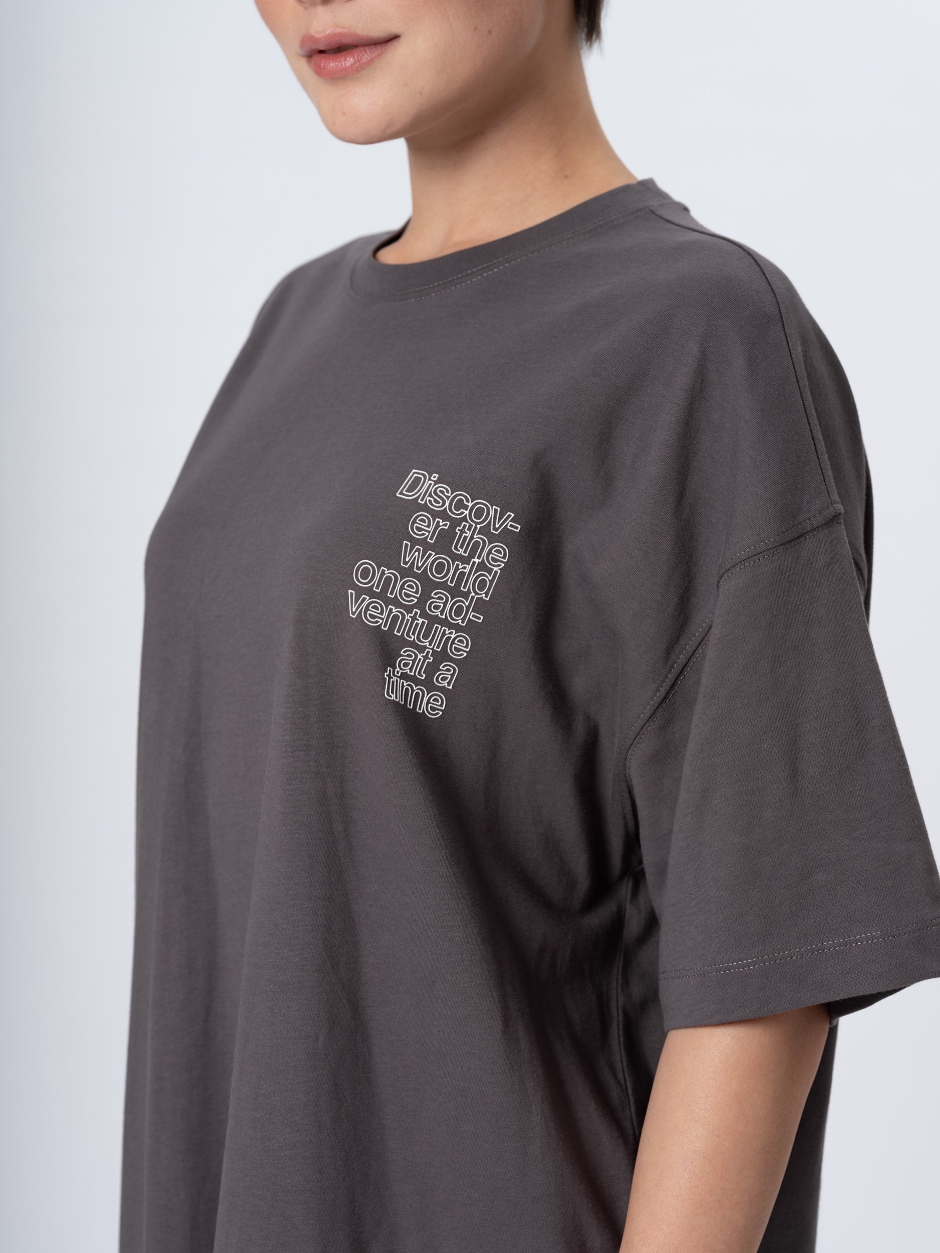 France Baskı Detaylı OversizeT-shirt