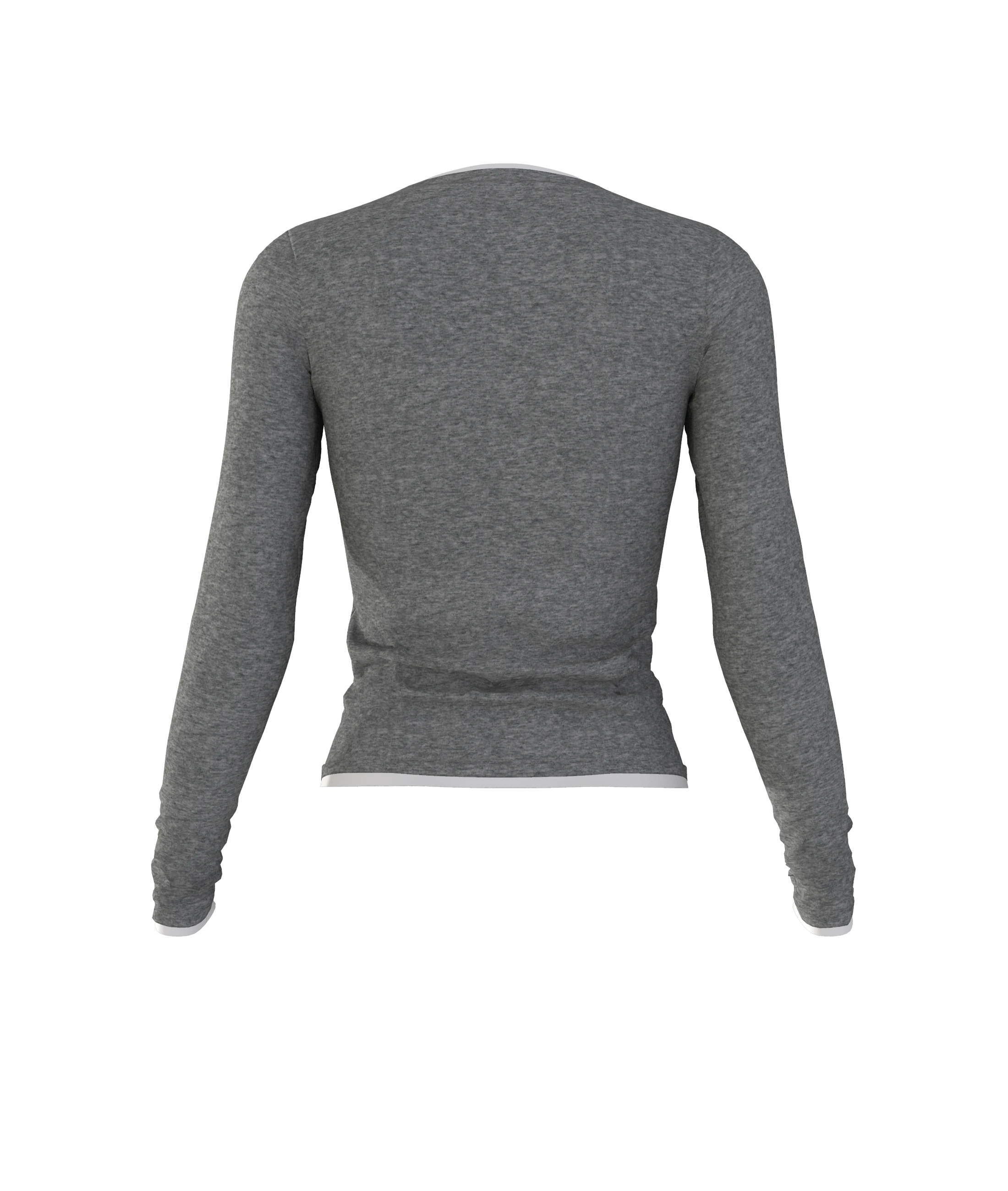 KONTRAST BİYELİ UZUN KOLLU T-SHIRT