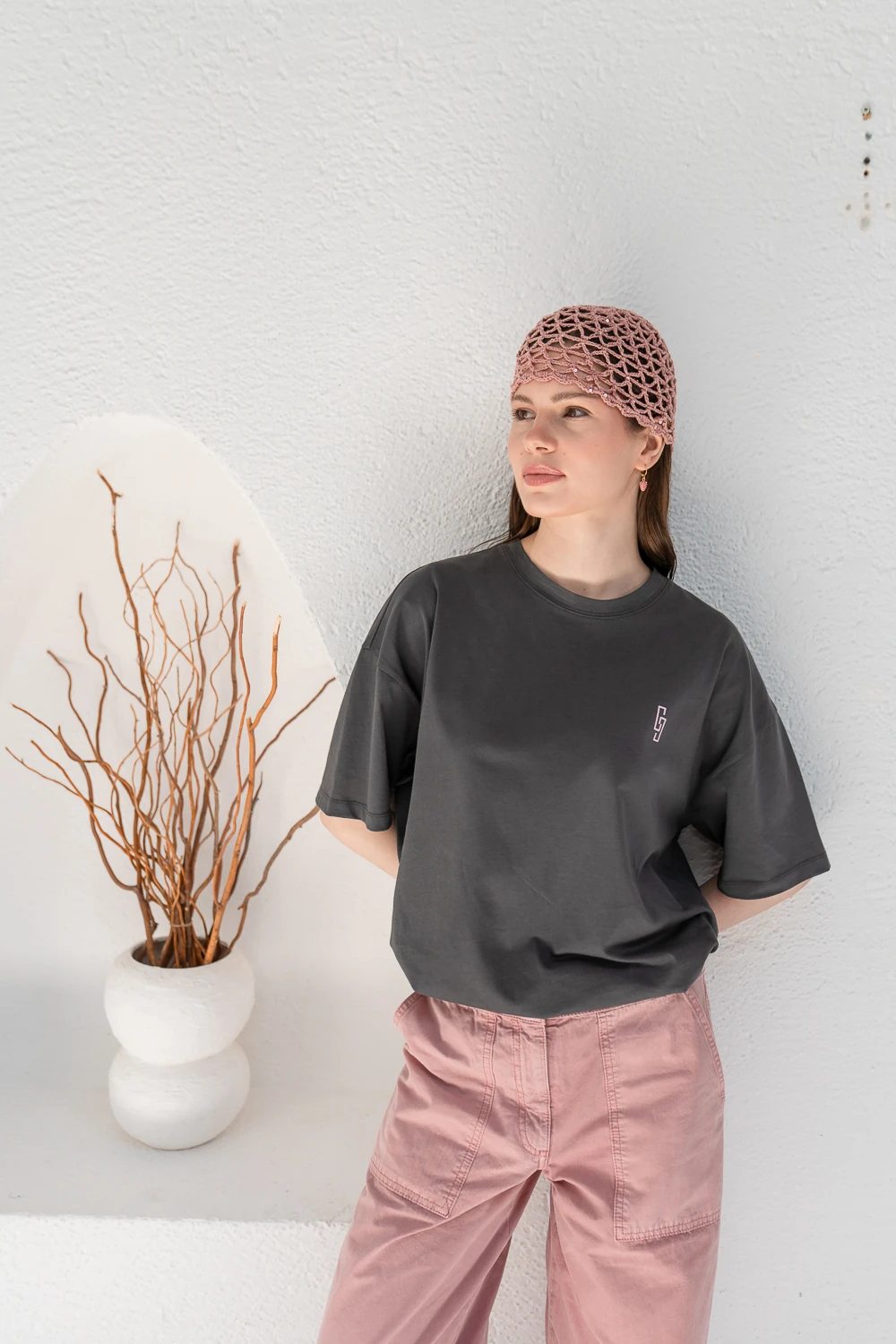 Slow Season Grafikli Oversize T-shirt