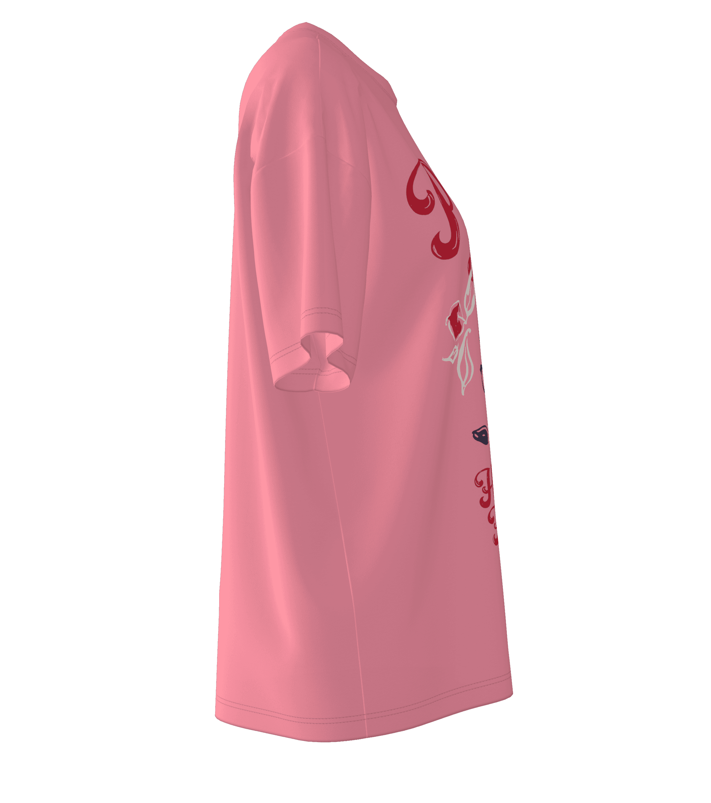 Pizza Amore Grafikli Oversize T-shirt