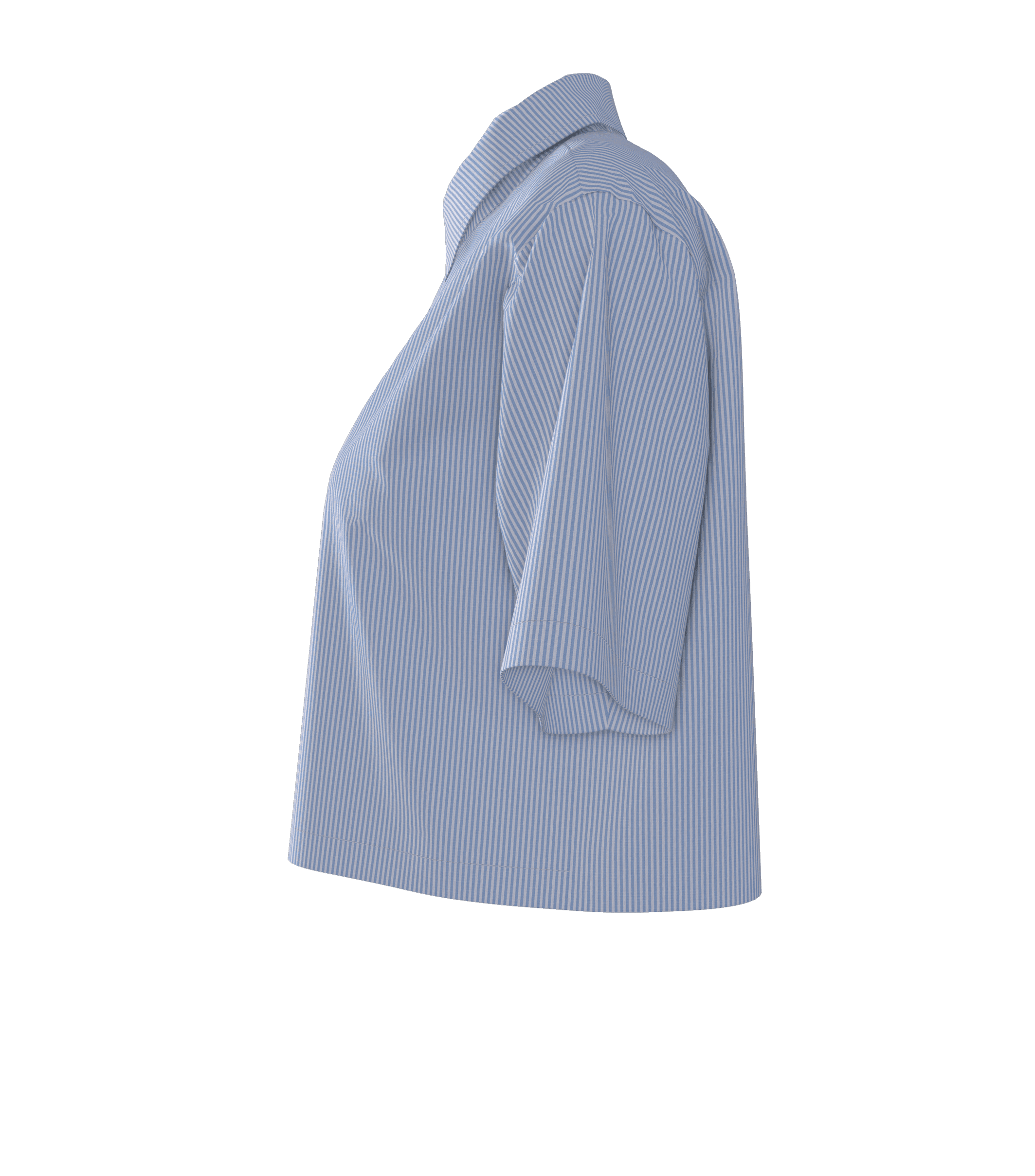Çizgili Relaxed Fit Dokuma Gömlek
