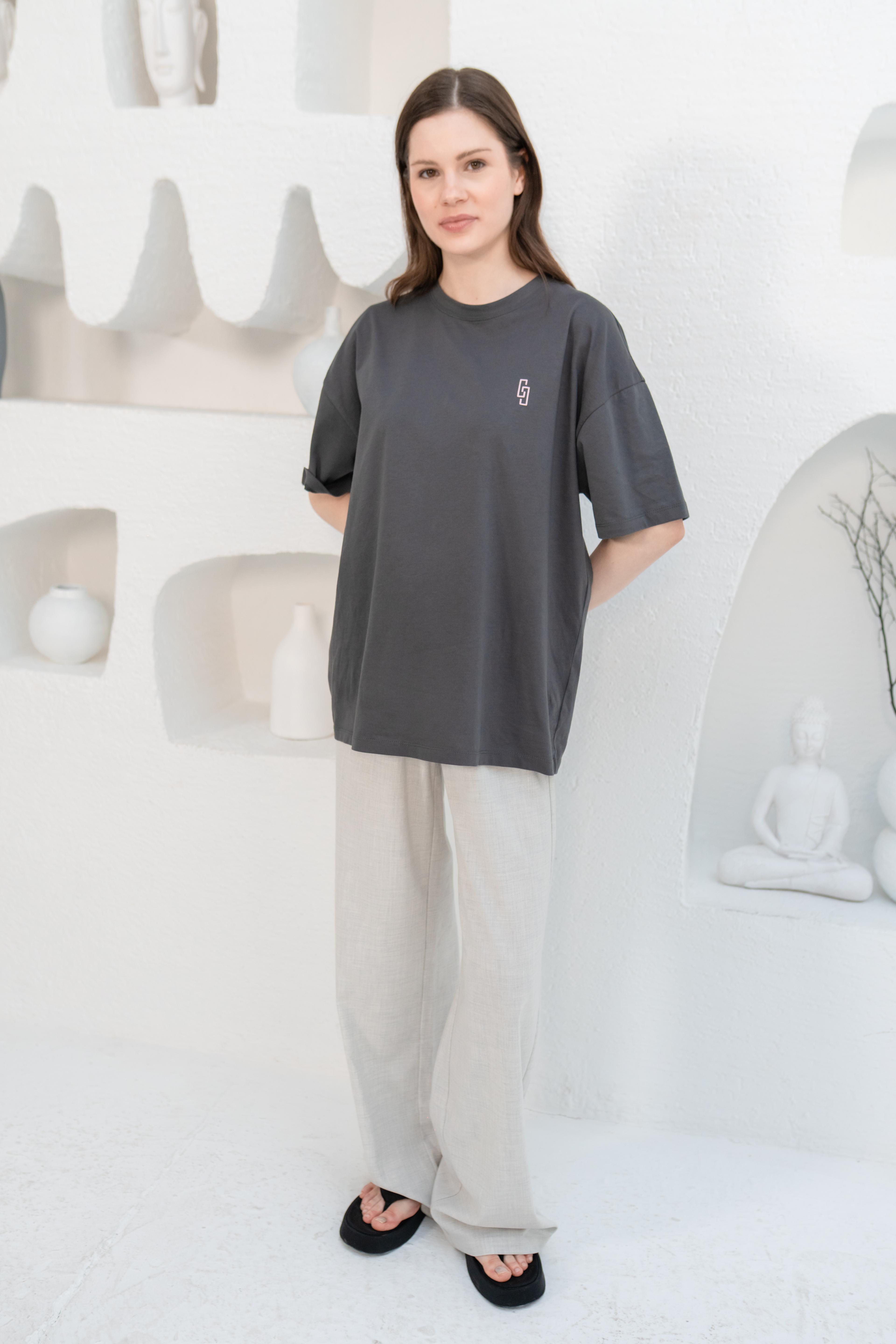 Slow Season Grafikli Oversize T-shirt