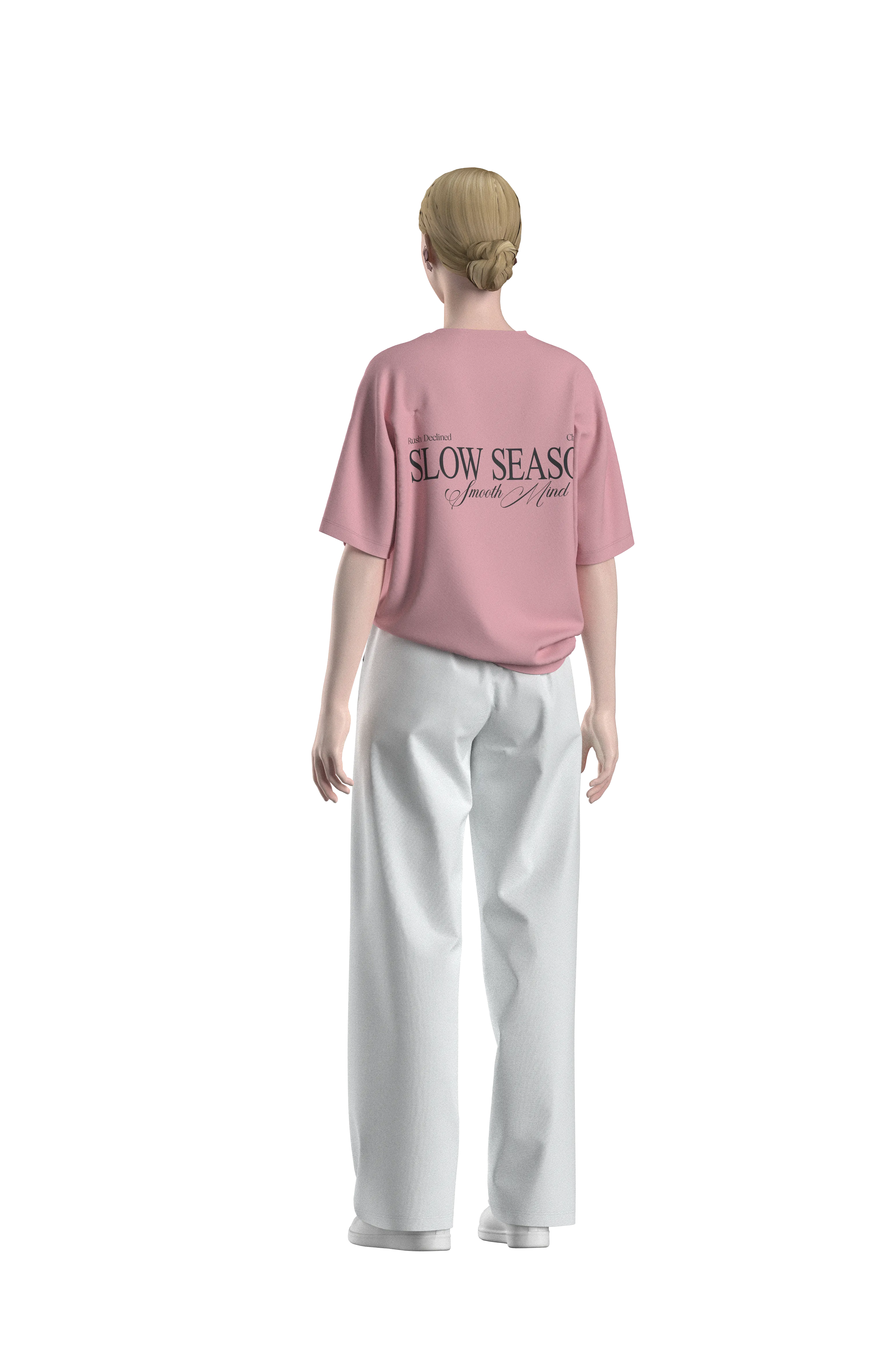 Slow Season Grafikli Oversize T-shirt