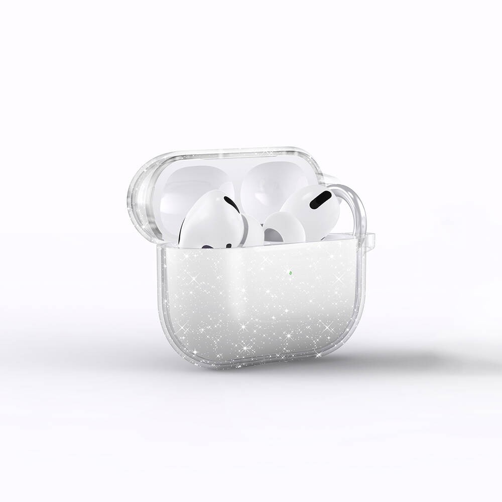 Airpods 3. Nesil Zore Allstar Airbag 32 Parlayan Simli Saydam Renkli Kılıf