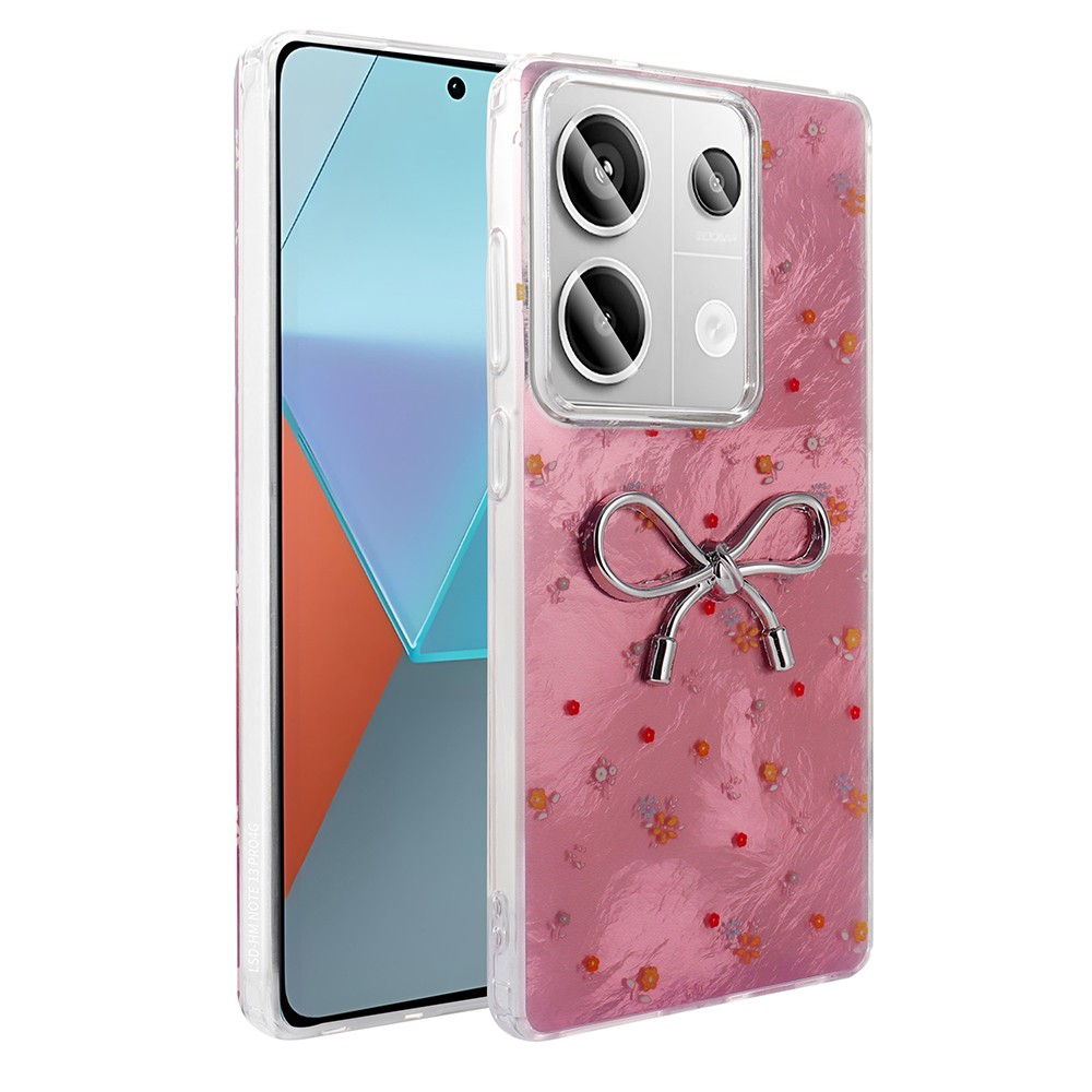 Xiaomi Redmi Note 13 Pro 4G Kılıf Kamera Korumalı Figürlü Hatmextech Ponti Silikon Kapak