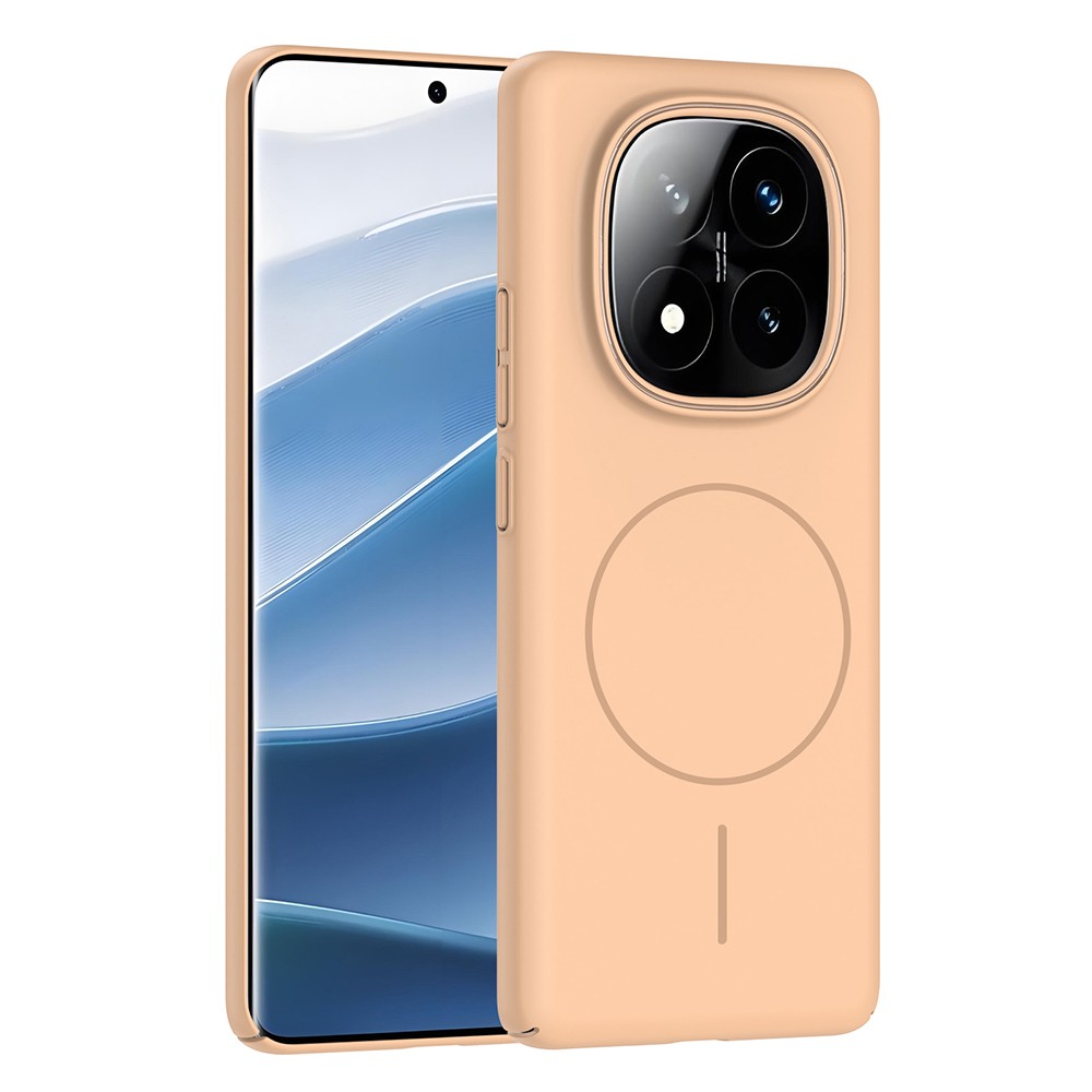 Xiaomi Redmi Note 14 Pro 4G Kılıf M-safe Şarj Özellikli Hatmextech Ruby Sert Kapak