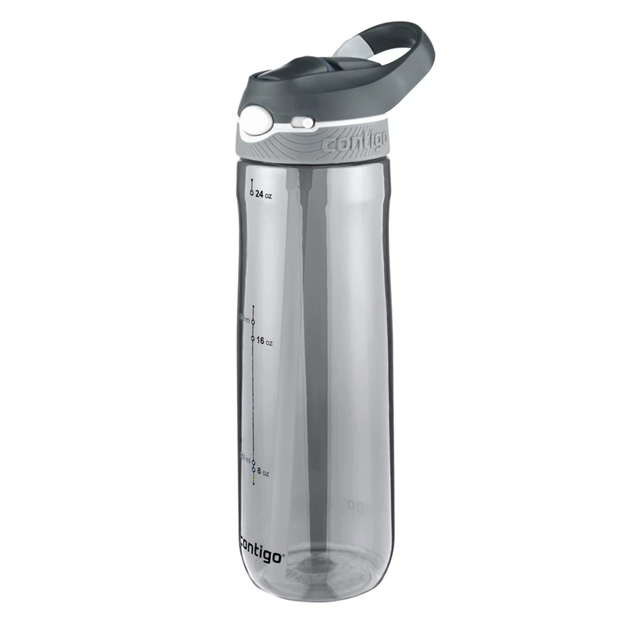 Contigo Ashland Tek El Bas İç Kilitli Su Matarası 720ml 2094640 Gri