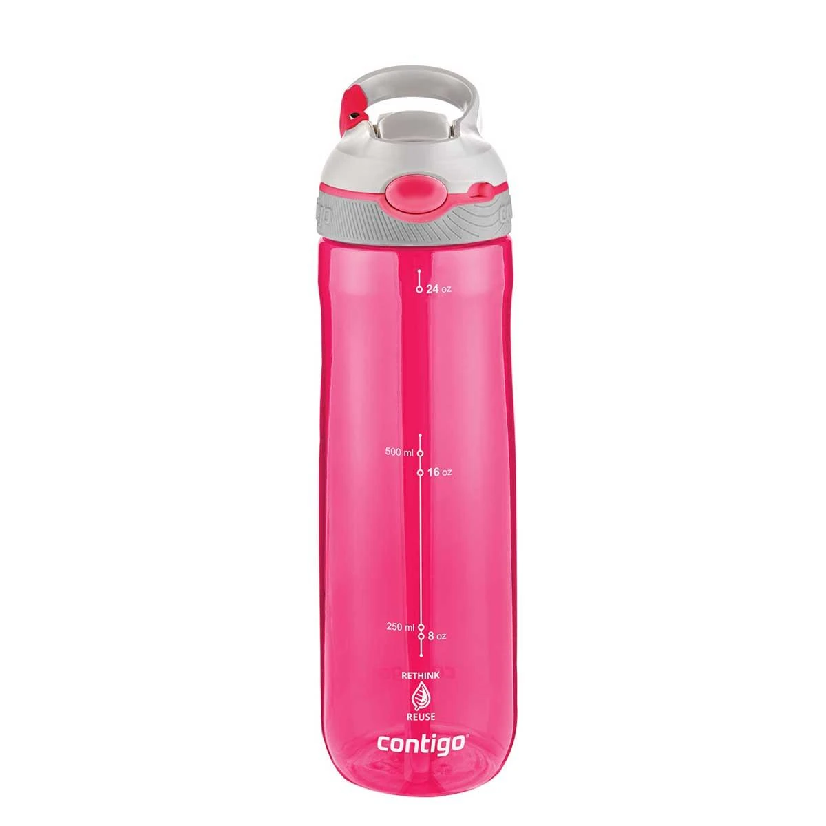Contigo Ashland Tren Tek El Bas İç Kapaklı Su Matarası 720ml 2197050 Pembe