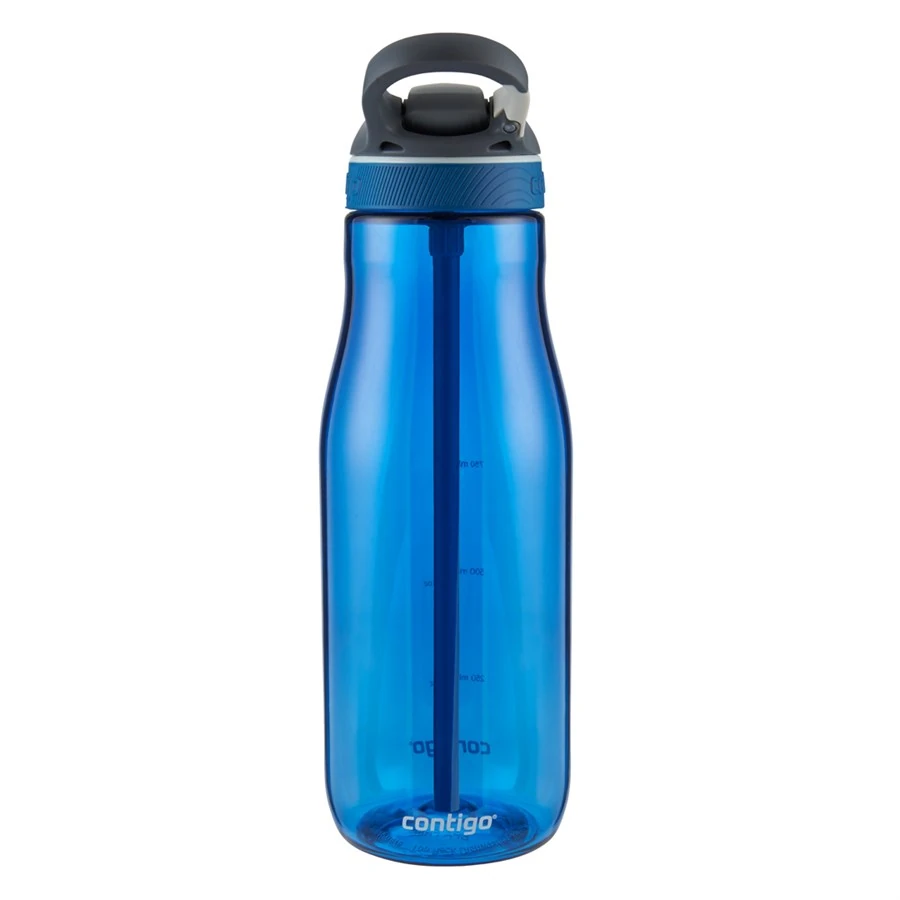 Contigo Ashland Tek El Bas İç Kilitli Su Matarası 1200ml 2094638 Mavi