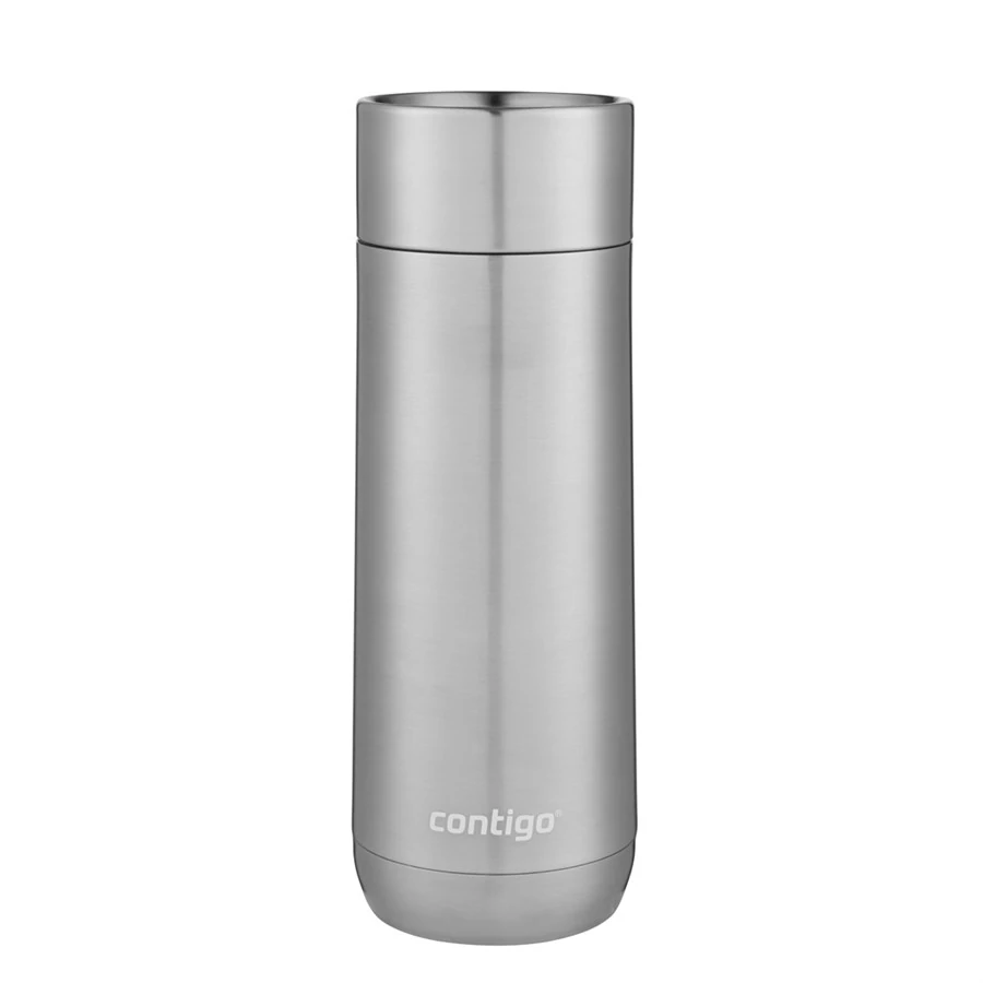 Contigo Luxe Vakumlu Termos Matara Tek El Bas İç 470ml 2115522 Gri