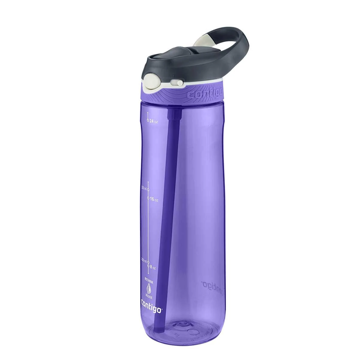 Contigo Ashland Tren Tek El Bas İç Kapaklı Su Matarası 720ml 2191383 Lila