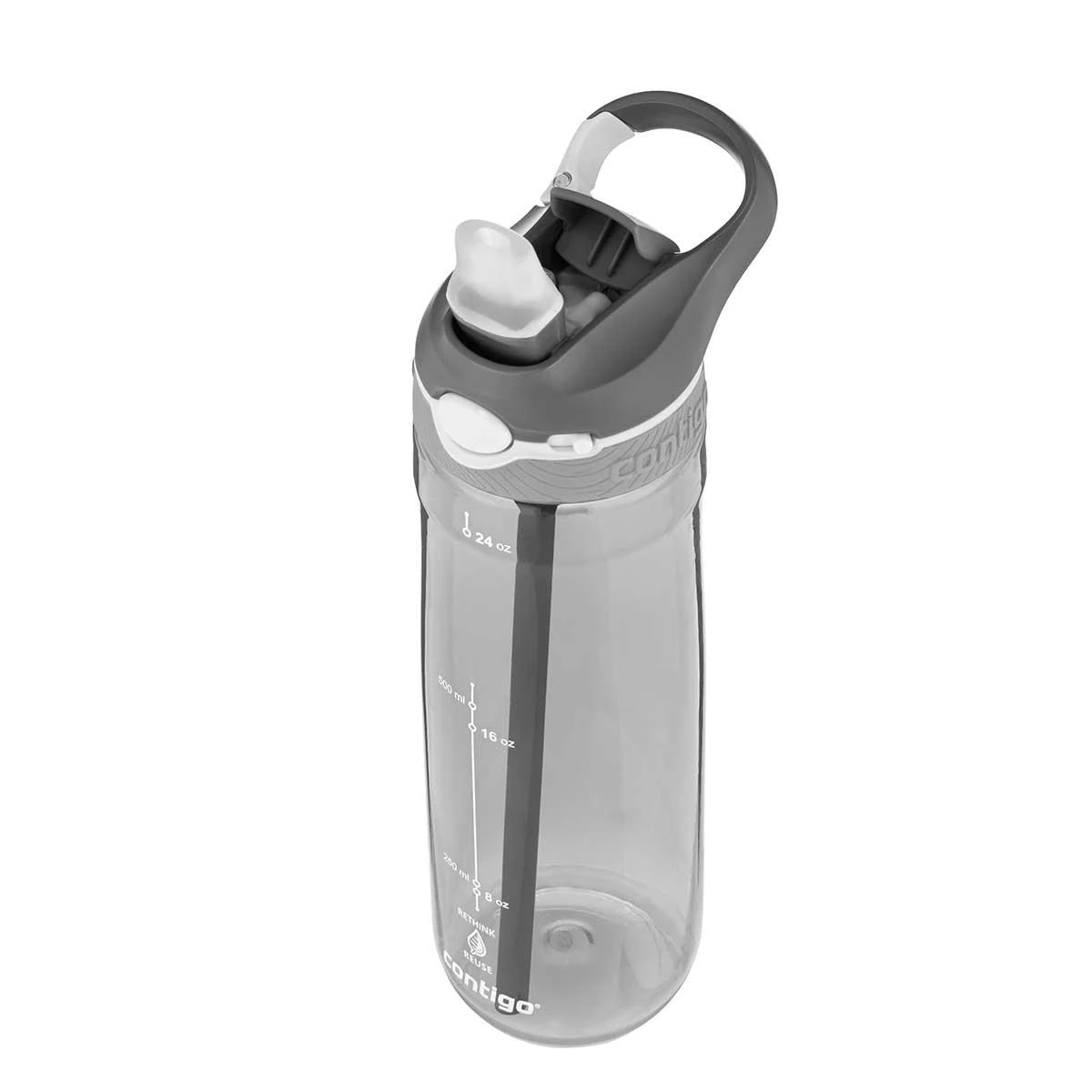 Contigo Ashland Tren Tek El Bas İç Kapaklı Su Matarası 720ml 2191378 Gri